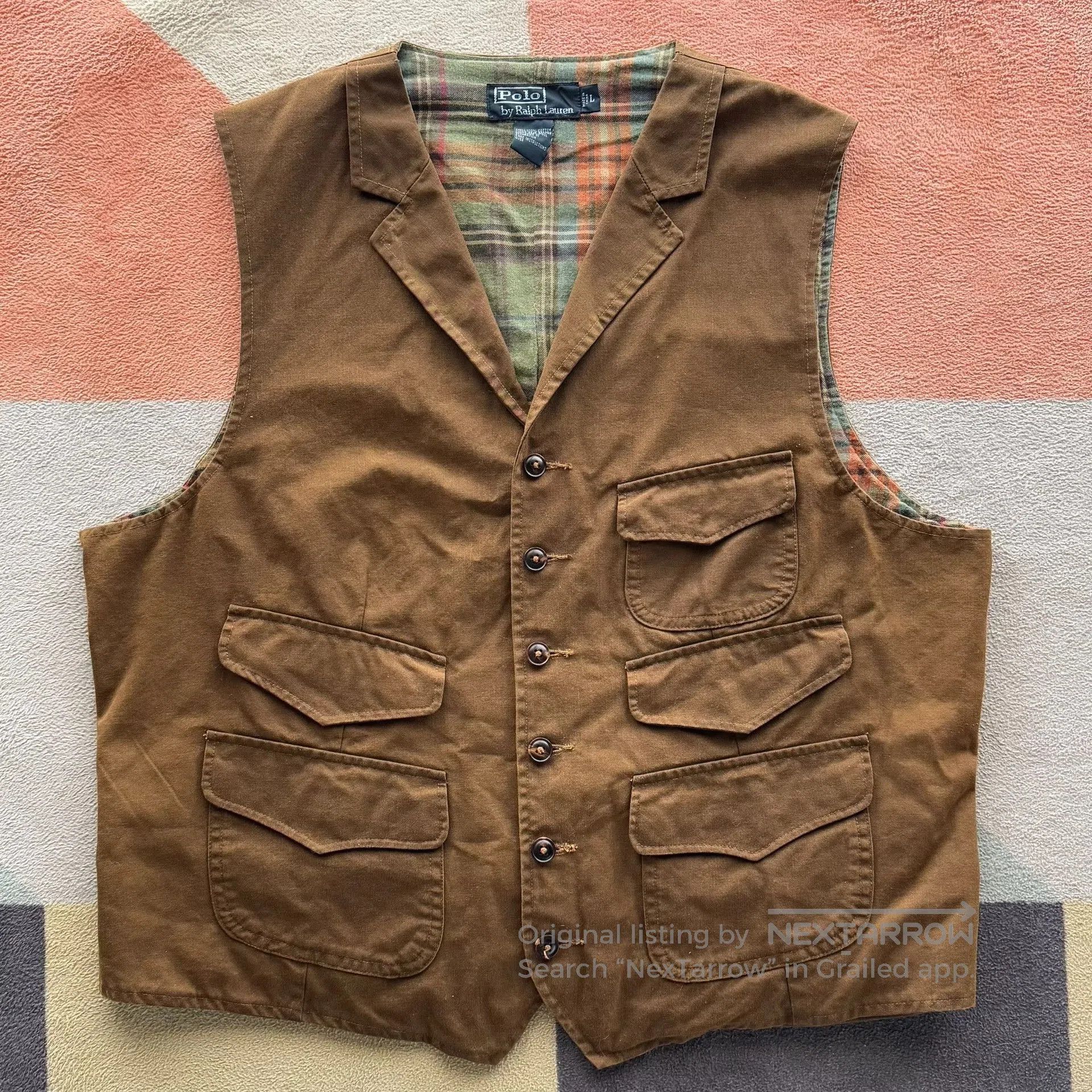 Polo Ralph Lauren Ralph Lauren Waxed Canvas Vest. Size US L / EU 52-54 / 3 - 1 Thumbnail