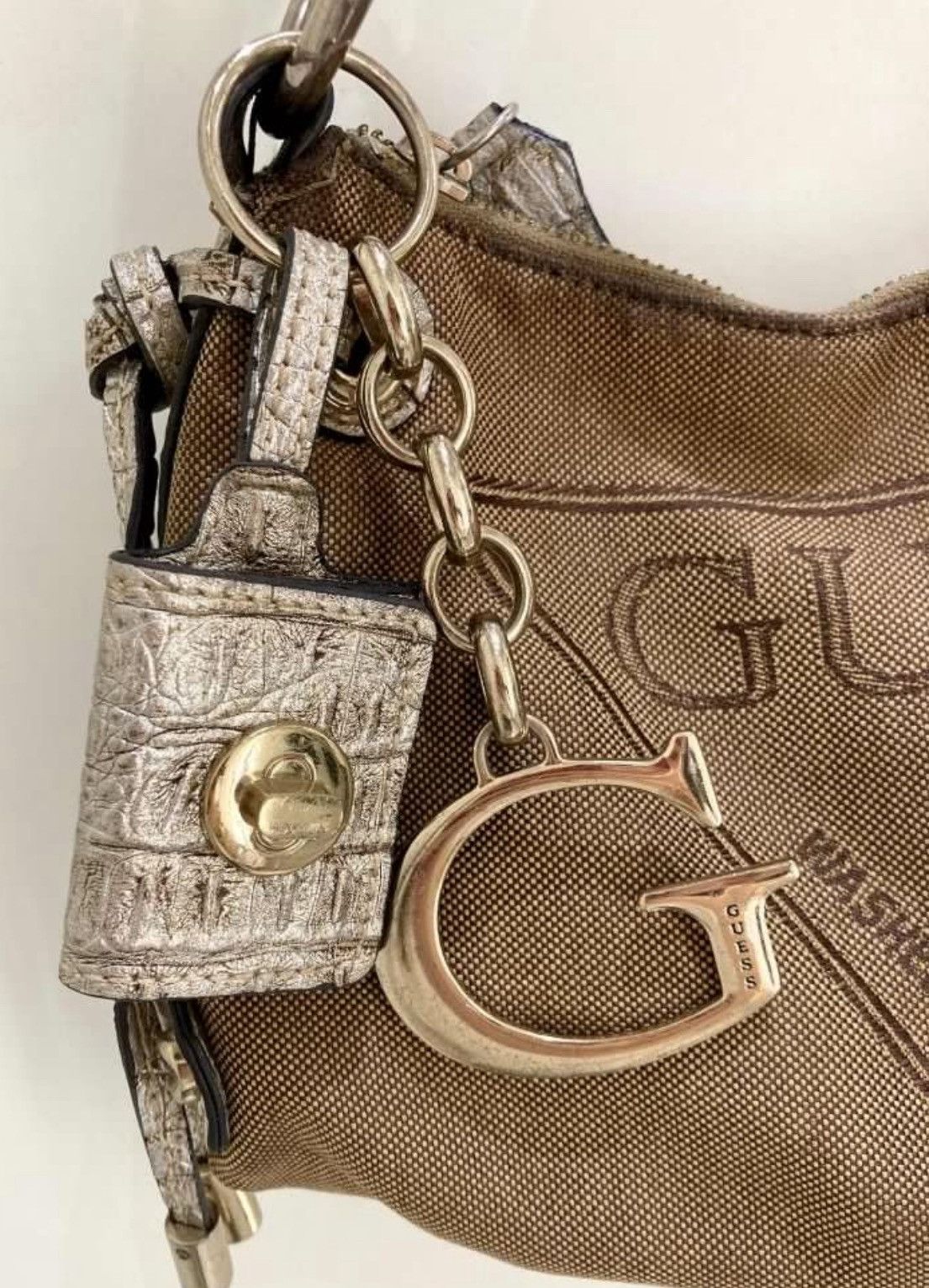 Guess Vintage Guess big USA logo baguette bag Size ONE SIZE - 10 Thumbnail