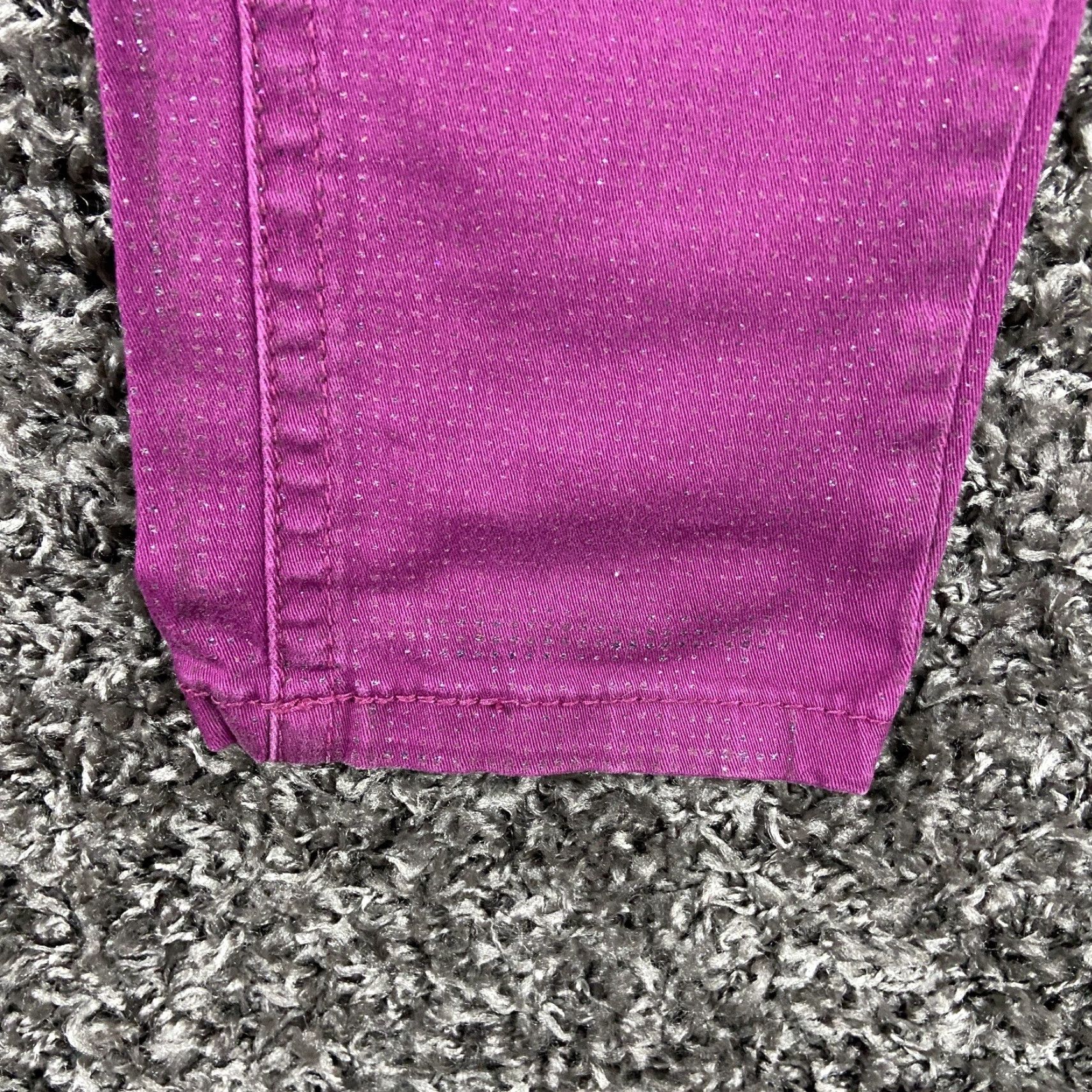 Vintage WallFlower Jeans Pants Women’s 9 Pink Sparkly Ankle Size 30" / US 8 / IT 44 - 2 Thumbnail