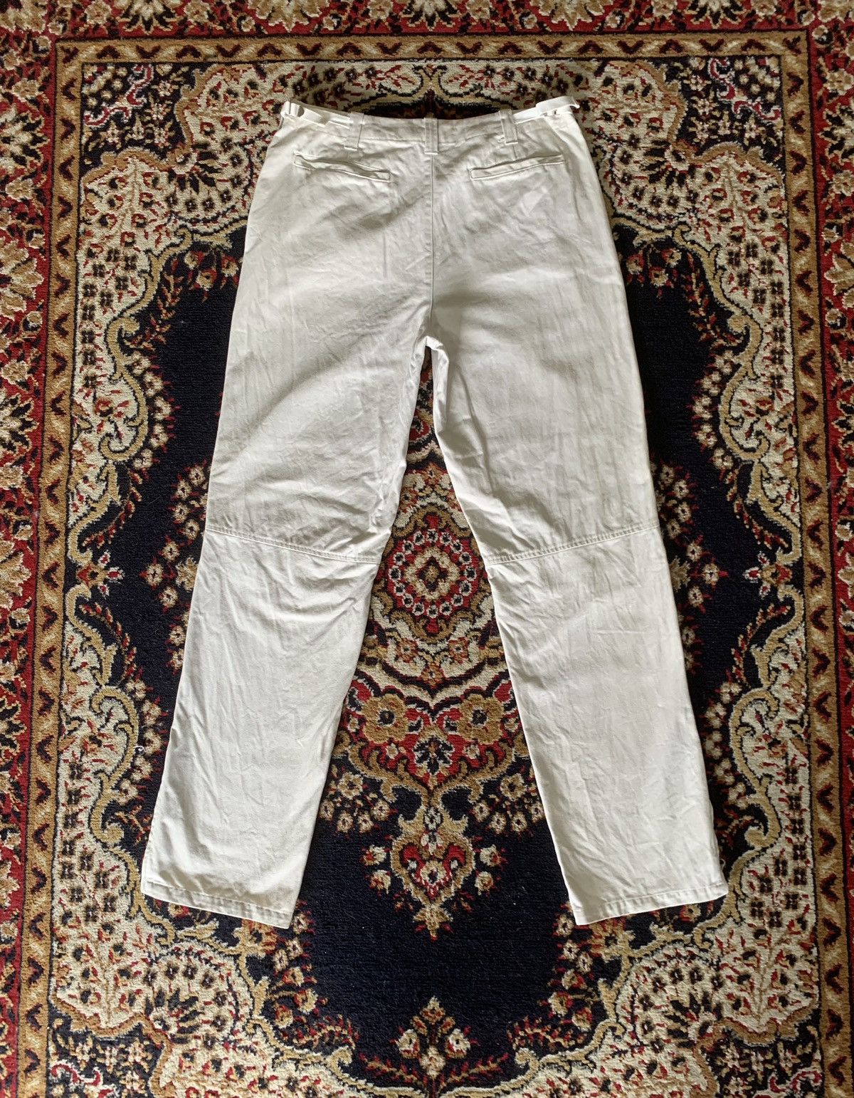 Issey Miyake × Structure STRUCTURE Leg Zipper Khaki Pants Size US 32 / EU 48 - 2 Thumbnail