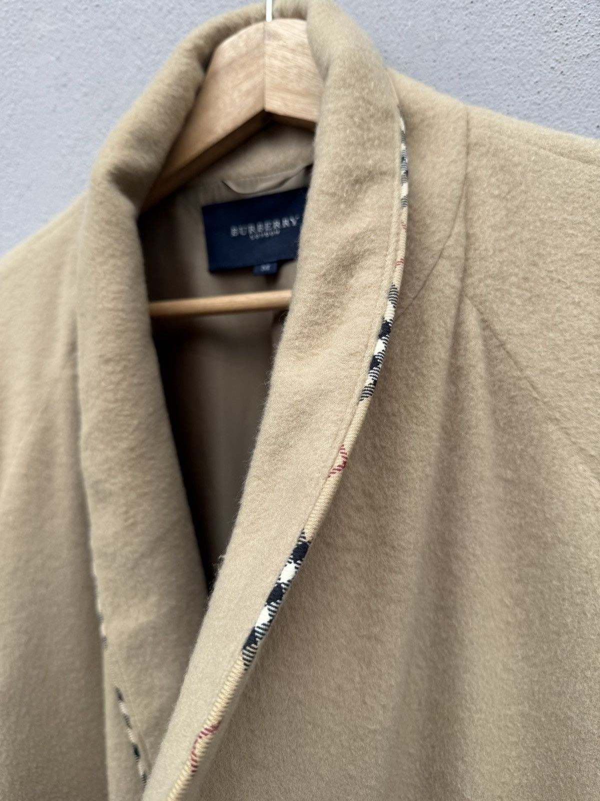 Burberry BURBERRY LONDON Iconic Beige Checkered Robe / Luxury Size 40 - 4 Thumbnail