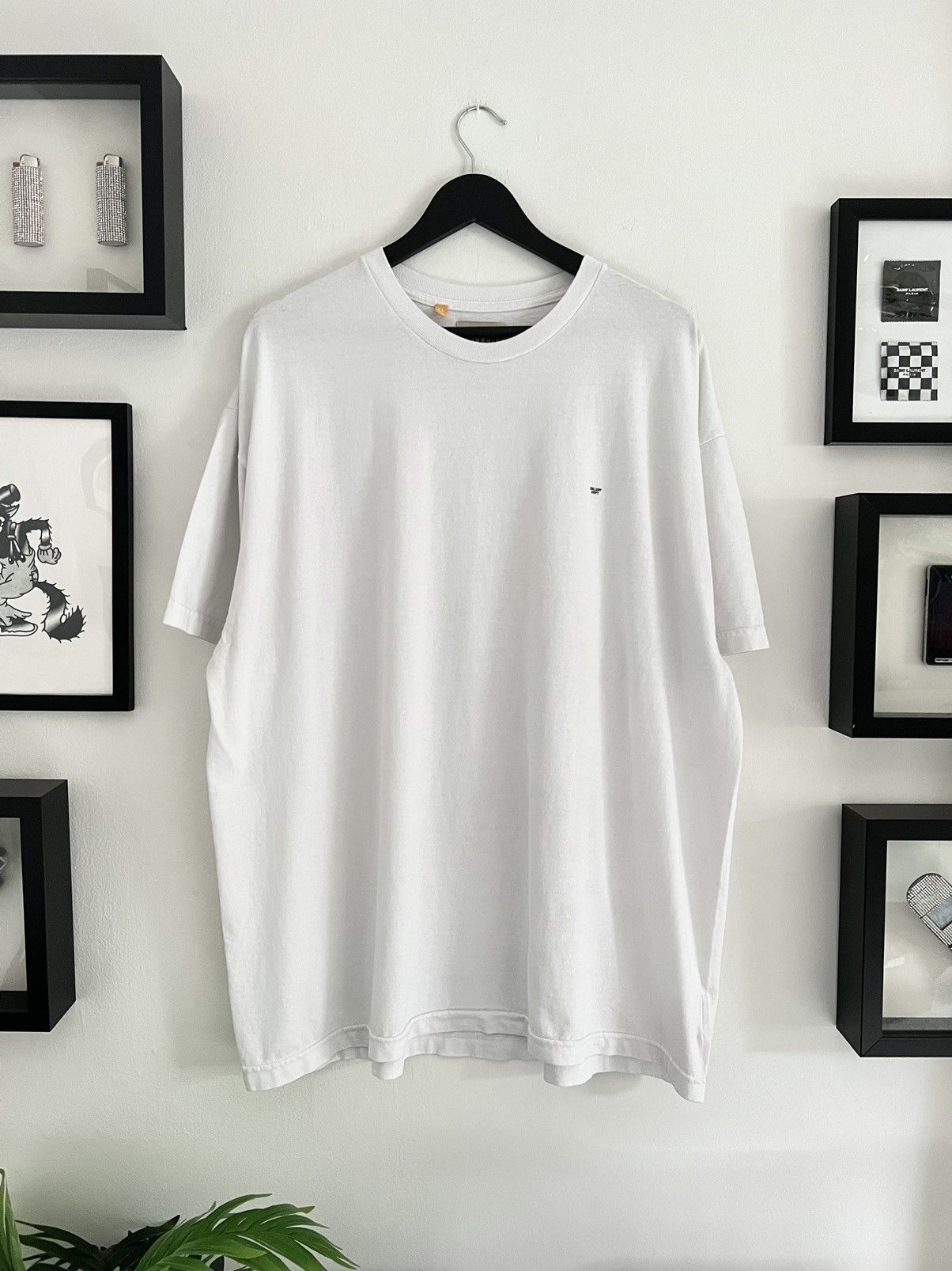 image of Gallery Dept Mini Logo Tee in White, Men's (Size XL)