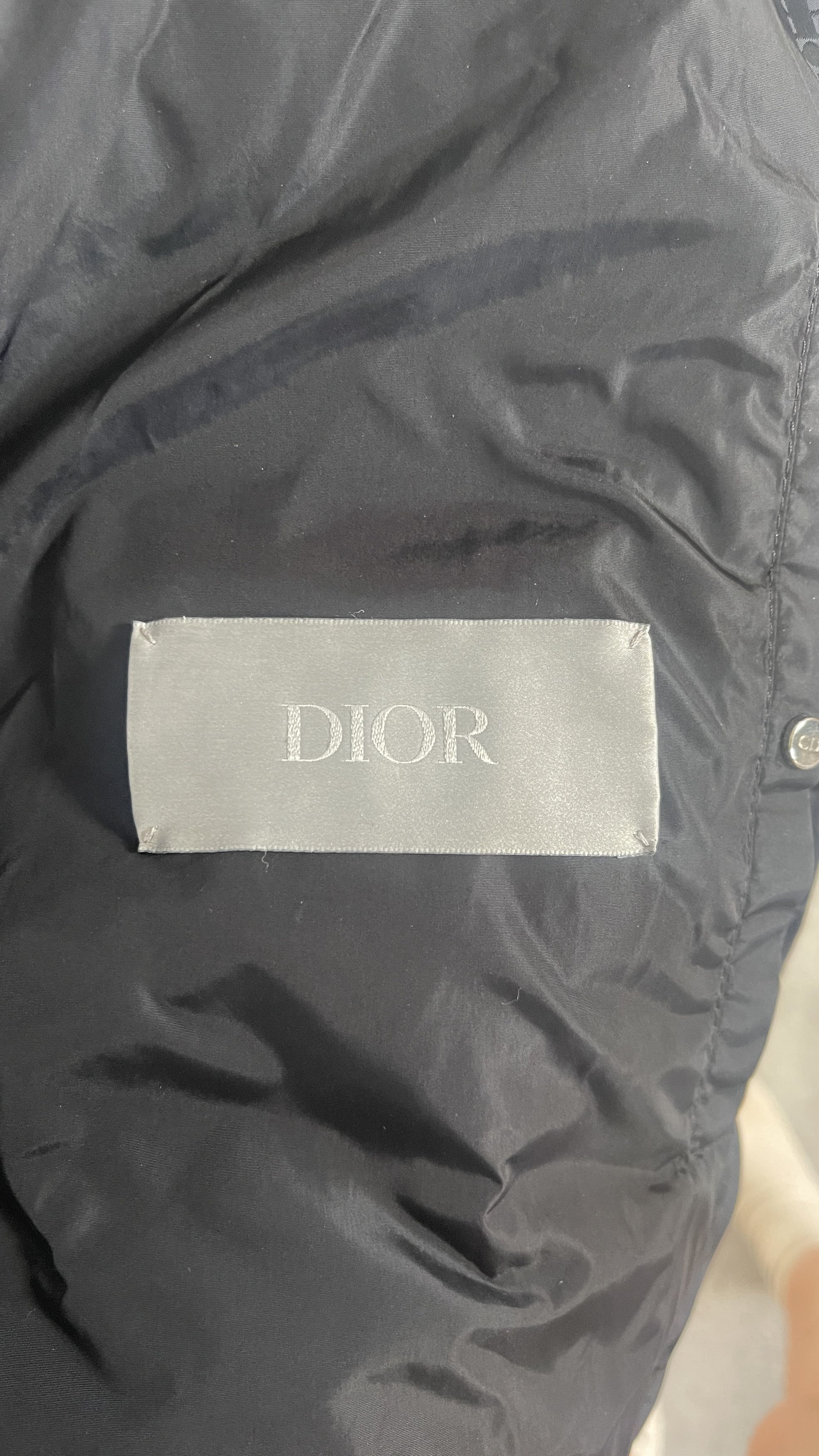 Dior Dior Oblique Navy Down Puffer Jacket Size US XL / EU 56 / 4 - 6 Thumbnail
