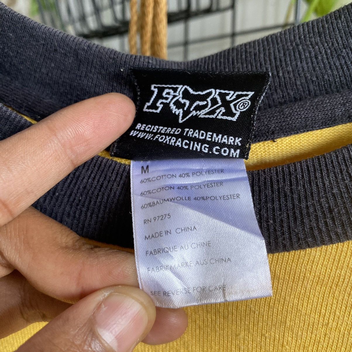 Fox Racing Thrashed Vintage Y2K Fox Racing Motocross ERD GRUNGE L/S TEE Size US M / EU 48-50 / 2 - 7 Thumbnail