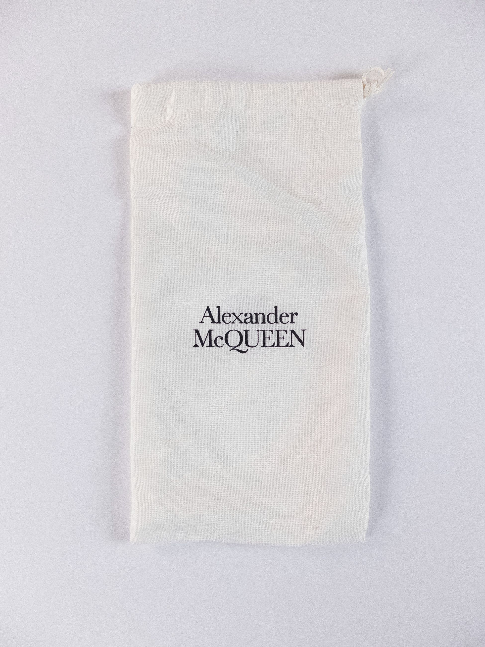 Alexander McQueen ALEXANDER MCQUEEN black Biker Skull embossed leather belt 90 Size 34 - 9 Thumbnail