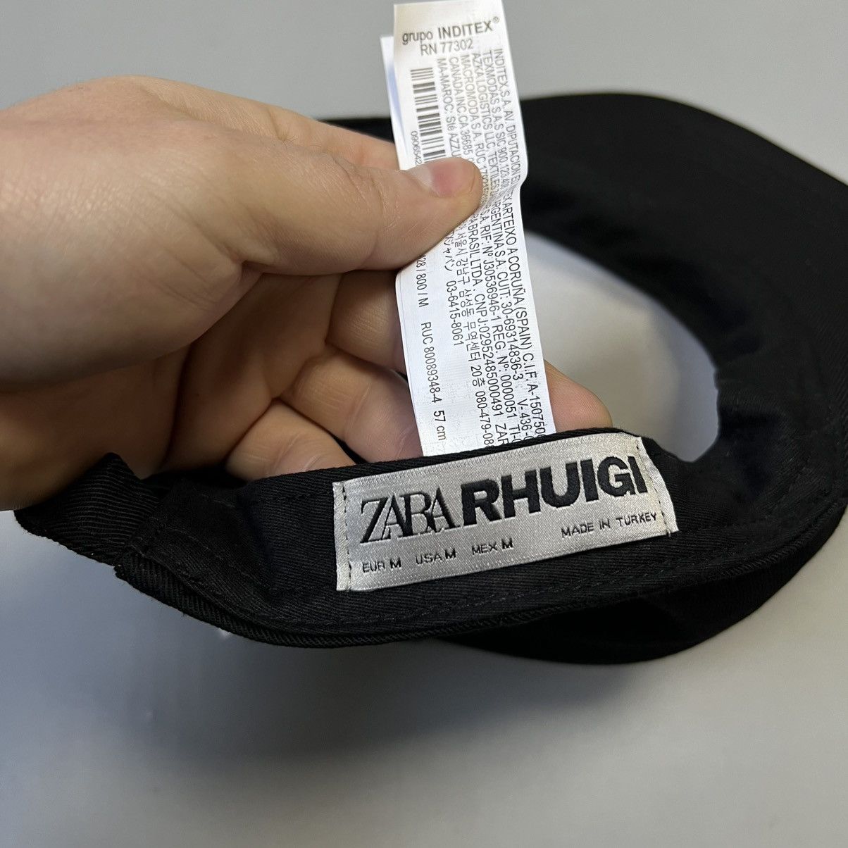 Rhude × Zara Zara X Rhuigi R.H.U. RHUDE Hat WITH EMBROIDERED LOGO Limited Size ONE SIZE - 10 Thumbnail