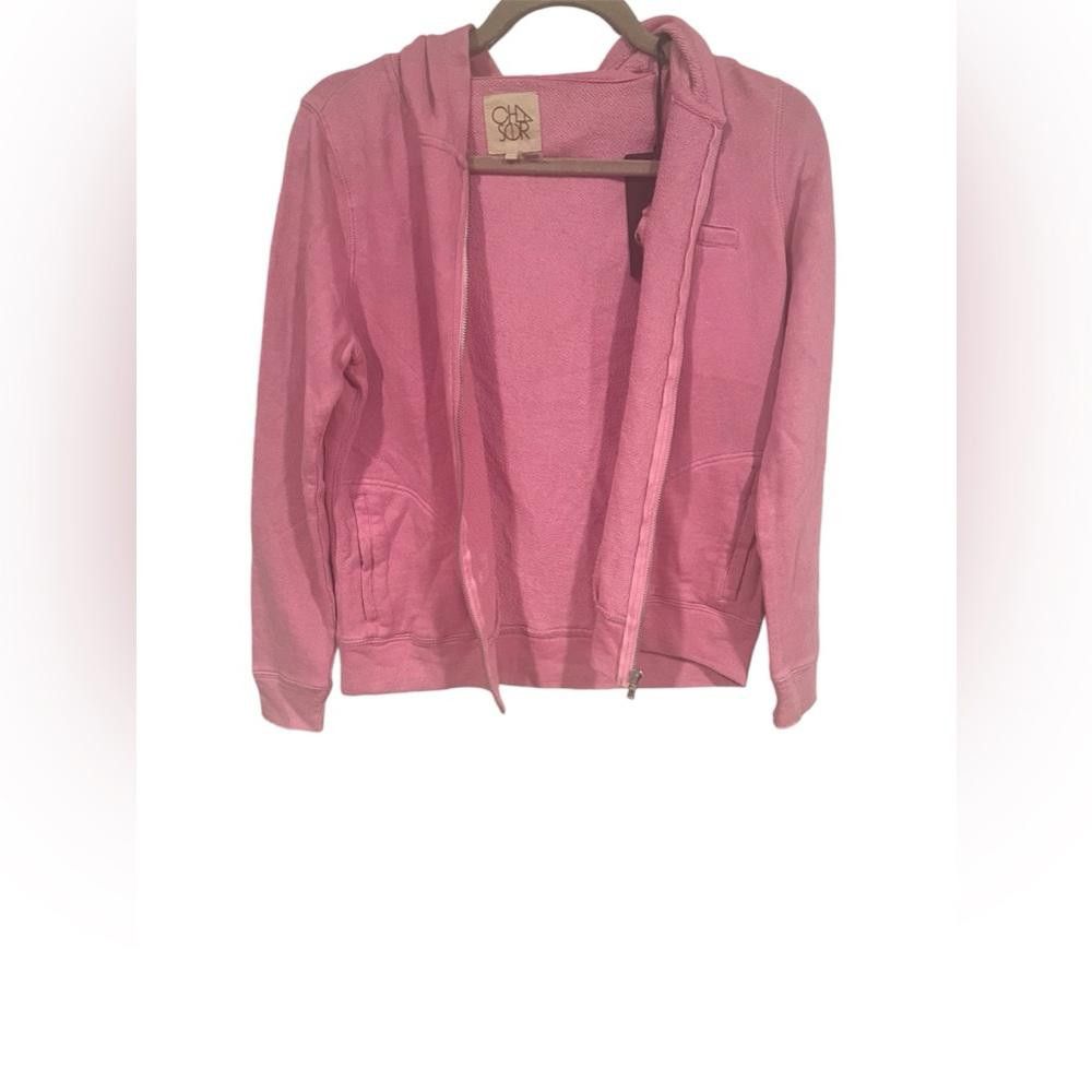 Chase Authentics Chaser Women’s Cozy Knit Long Sleeve Hoodie in Pink Size S / US 4 / IT 40 - 2 Thumbnail