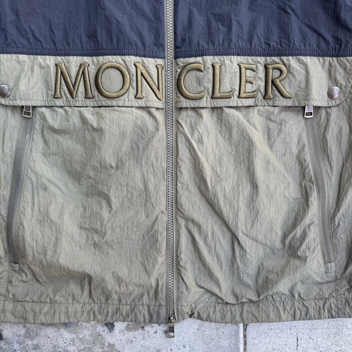 Moncler Moncler Men's Joly Crinkle Nylon Jacket in Green Size US L / EU 52-54 / 3 - 2 Thumbnail