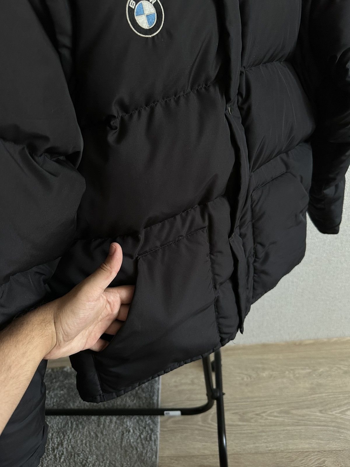 Vintage Vintage St. Moritz BMW White Turf Vintage Down Jacket Size US L / EU 52-54 / 3 - 4 Thumbnail