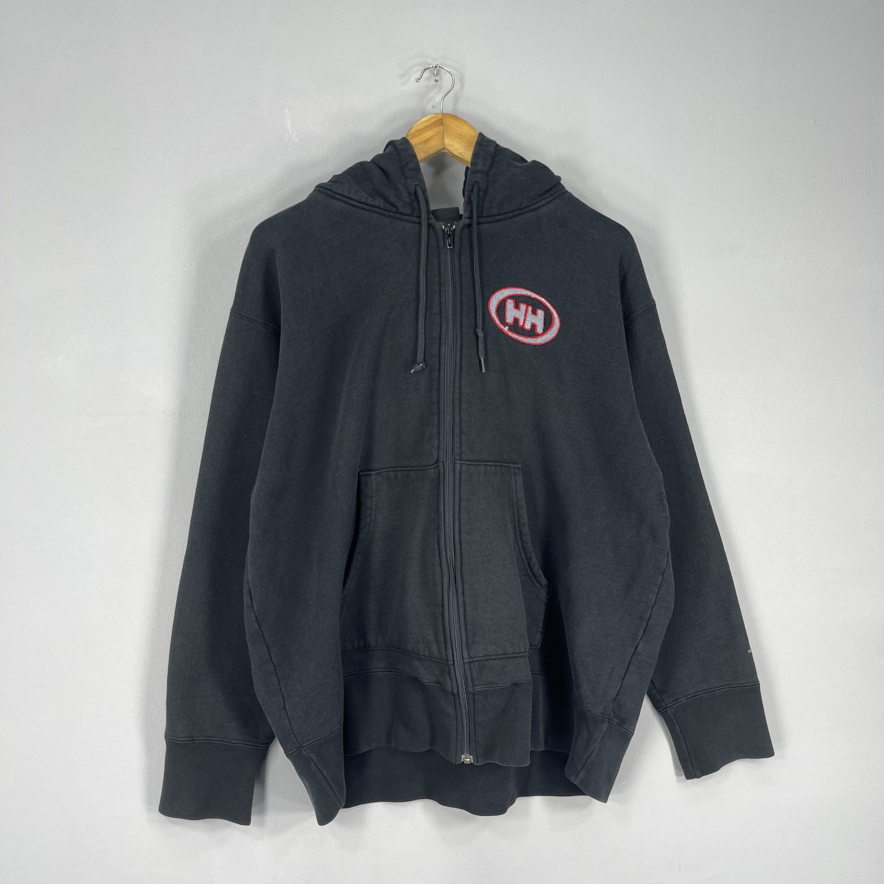 Helly Hansen Vintage 1990s HELLY HANSEN Embroidery Logo Zipper Hoodie Size US XL / EU 56 / 4 - 4 Thumbnail