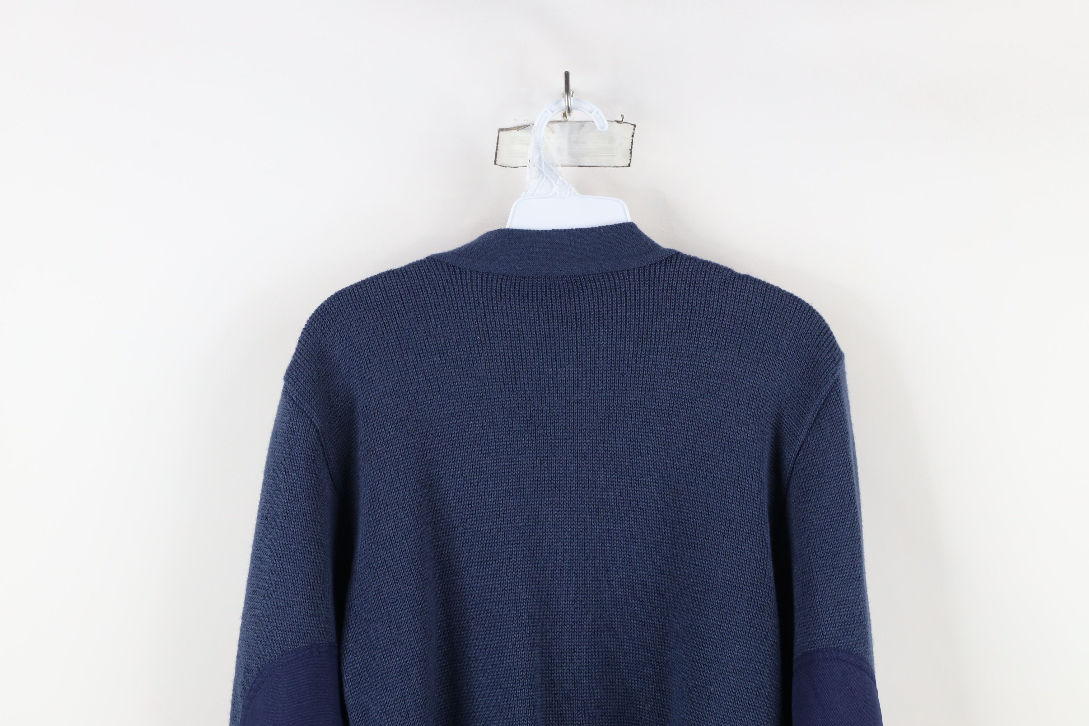 Vintage Vintage 90s Streetwear Elbow Patch Cardigan Sweater USA Size US S / EU 44-46 / 1 - 12 Thumbnail