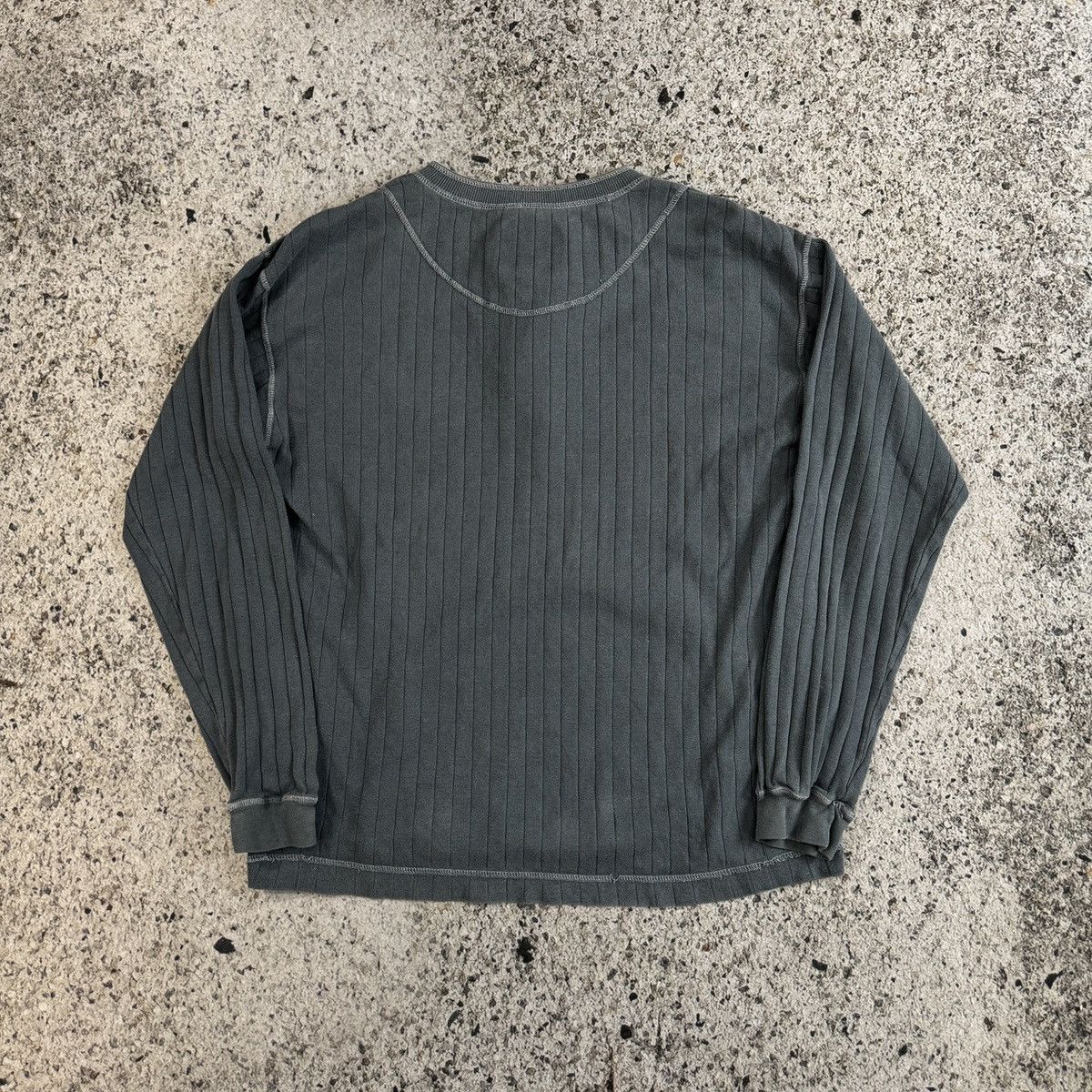 Levi's Vintage Levi's Ribbed Cotton Thermal Knit Shirt ERD Grunge Size US L / EU 52-54 / 3 - 3 Thumbnail