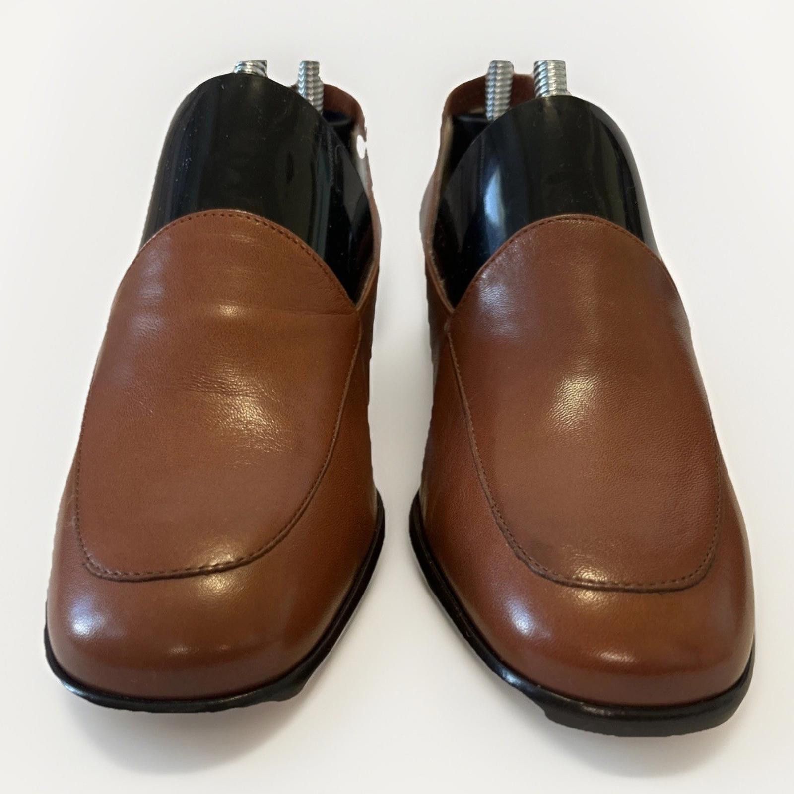 Cole Haan COLE HAAN GIANNA Nutmeg Brown Leather Pumps Sz 8.5 ITALY New Size US 8.5 / IT 38.5 - 3 Thumbnail
