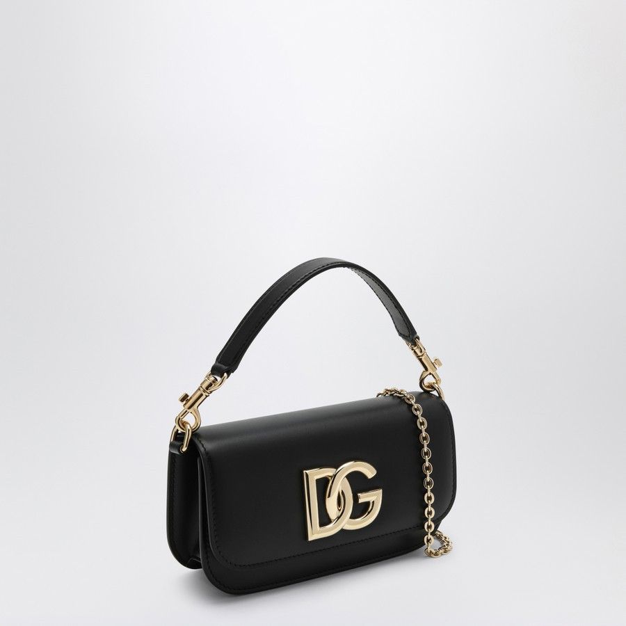 Dolce & Gabbana o1d2blof0824 Size : OS / Leather Shoulder Bag in Black Size ONE SIZE - 2 Thumbnail