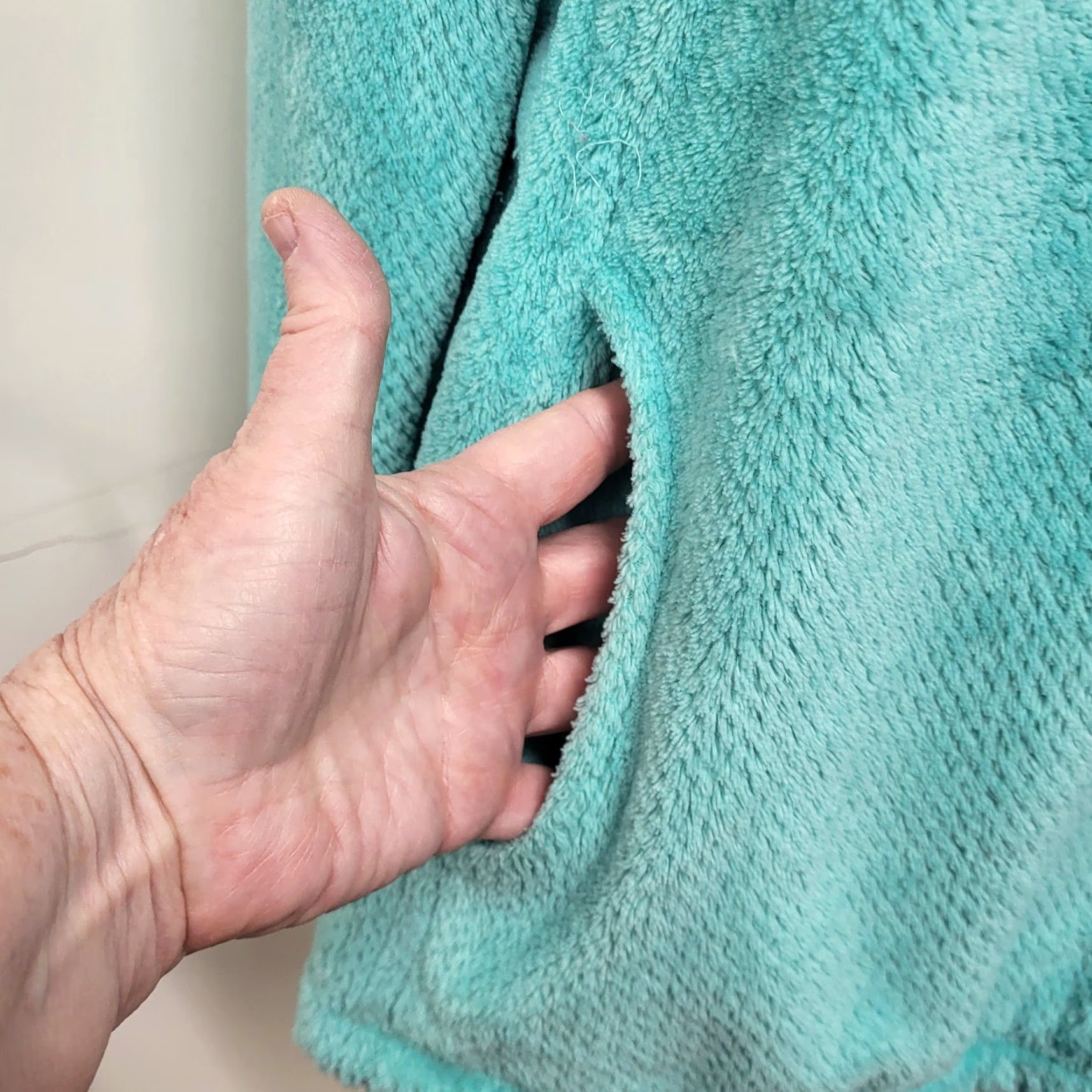 Talbots Talbots Sweater Womens Sz M Quarter Zip Pullover Turquoise Knit Long Sleeve Casual Travel Winter Spring Fall Size M / US 6-8 / IT 42-44 - 5 Thumbnail