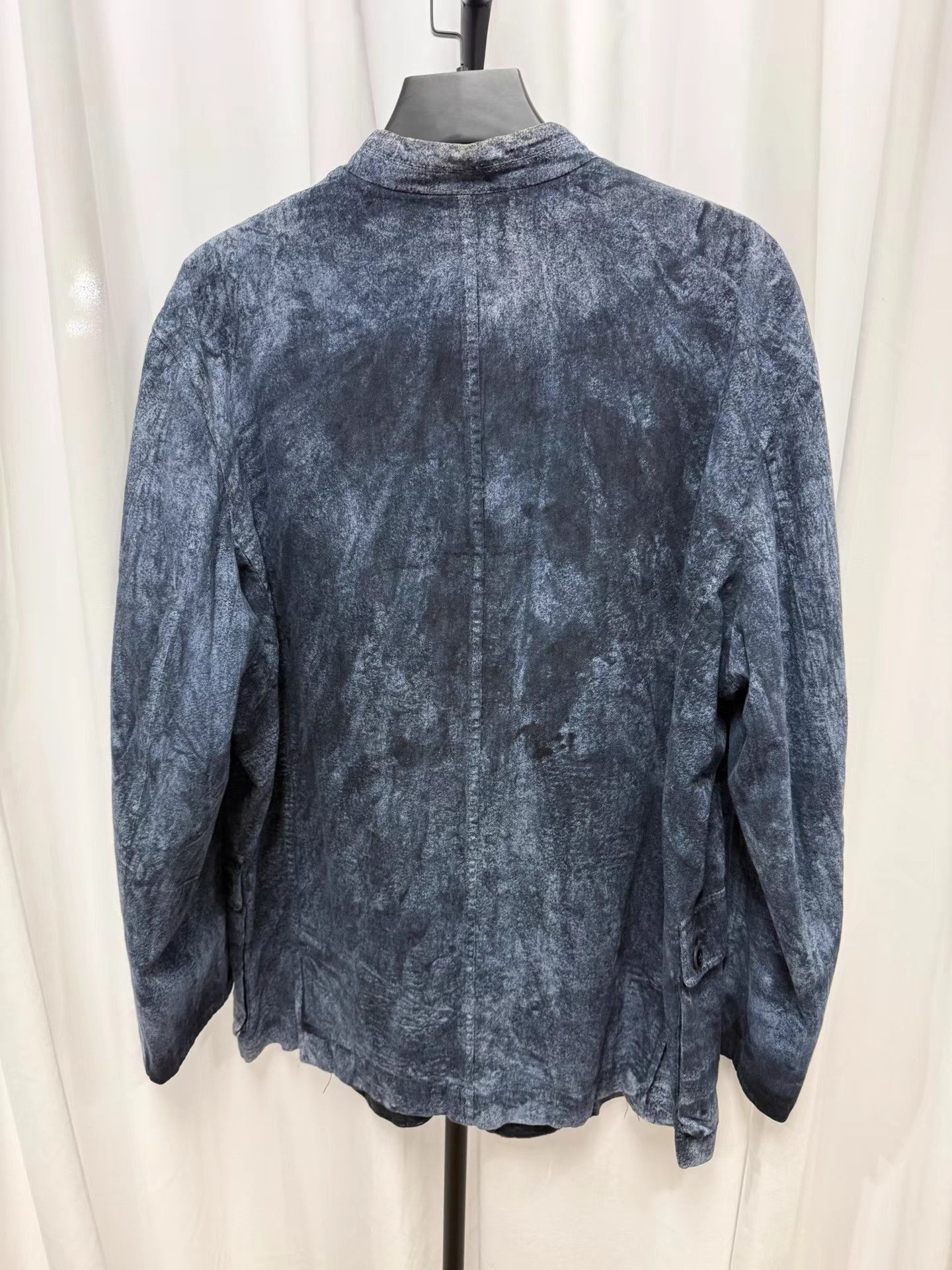 Issey Miyake ISSEY MIYAKE 94AW Frosted Pleats Stand Collar Jacket K20 Size US XL / EU 56 / 4 - 6 Thumbnail