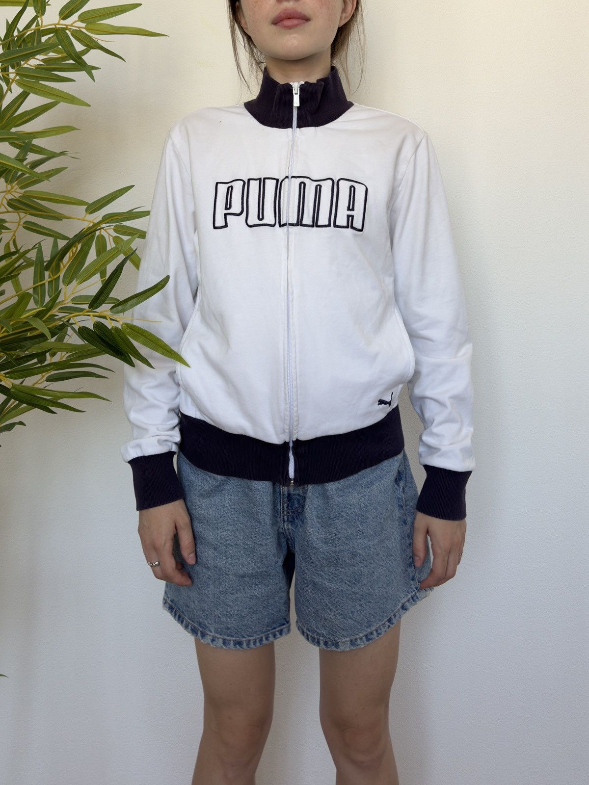 Puma VINTAGE PUMA Y2K 2000s ZIP SWEATSHIRT Size S / US 4 / IT 40 - 2 Thumbnail