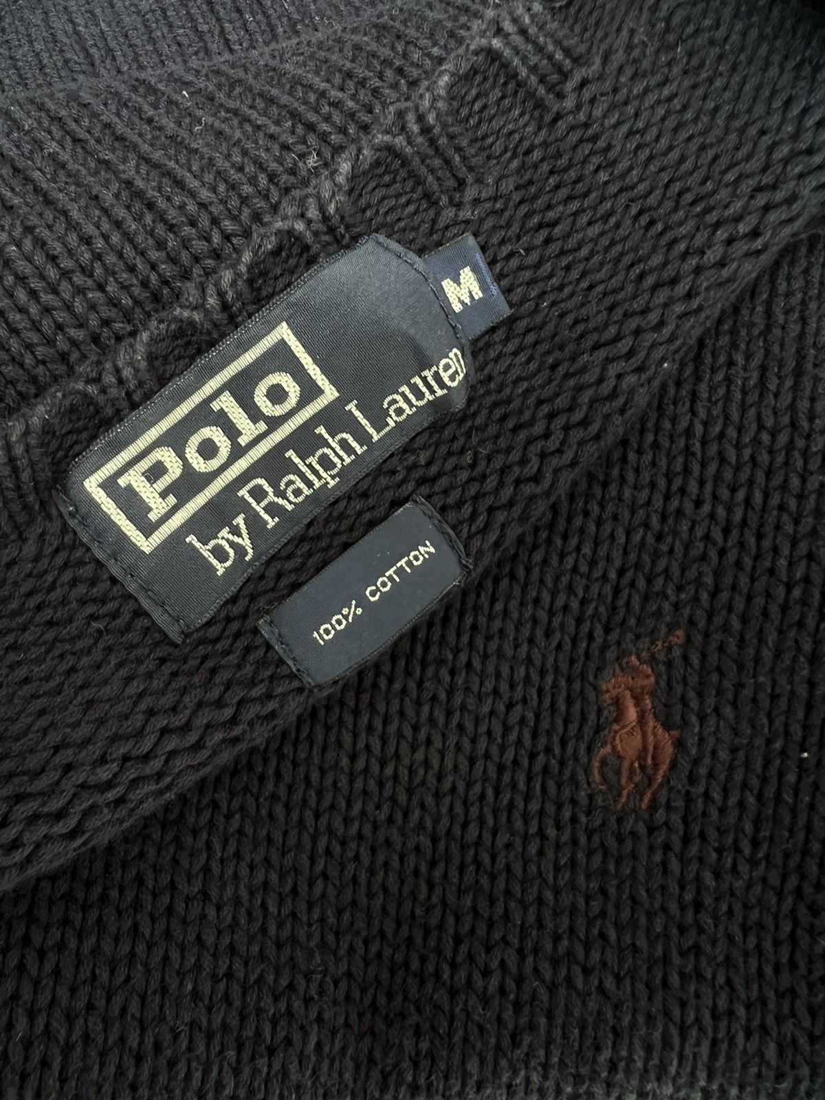 Lo Life × Polo Ralph Lauren × Vintage Y2K Polo Ralph Lauren Small Pony Logo Boxy Fit Knit Sweater Size US M / EU 48-50 / 2 - 5 Thumbnail