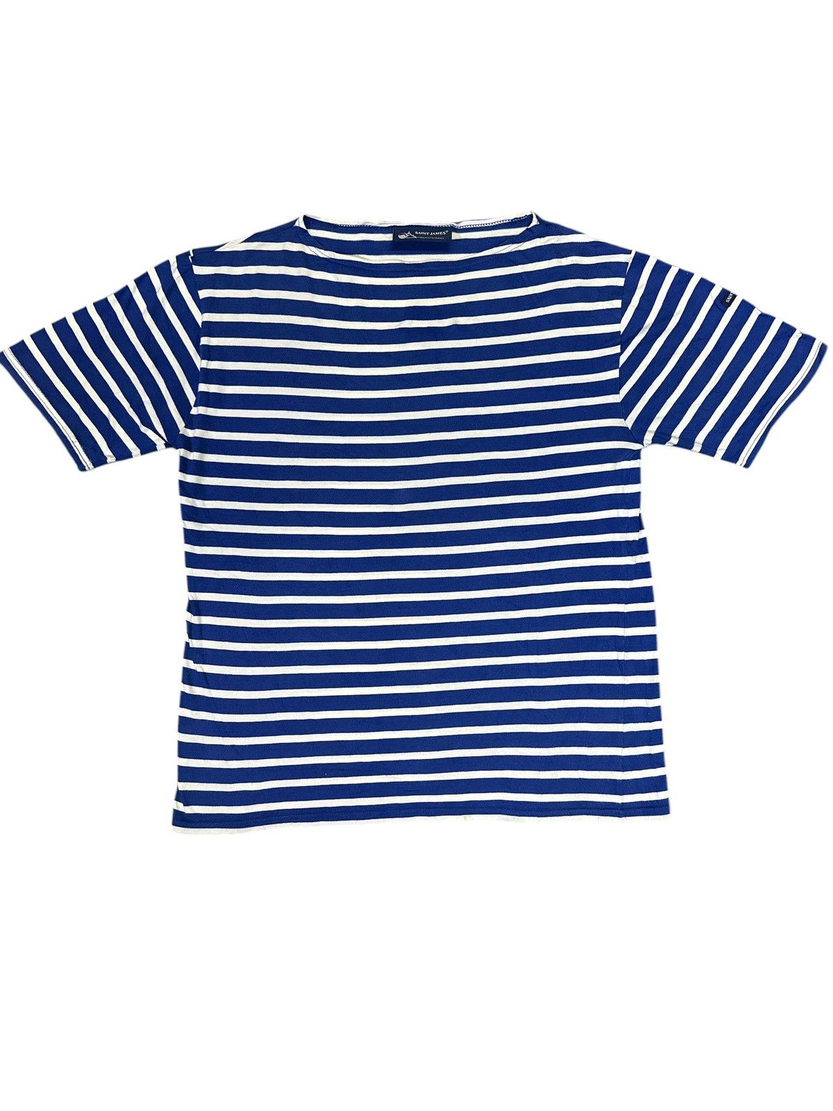 Designer Saint James Grunge Kurt Cobain Tee in Blue, Men's