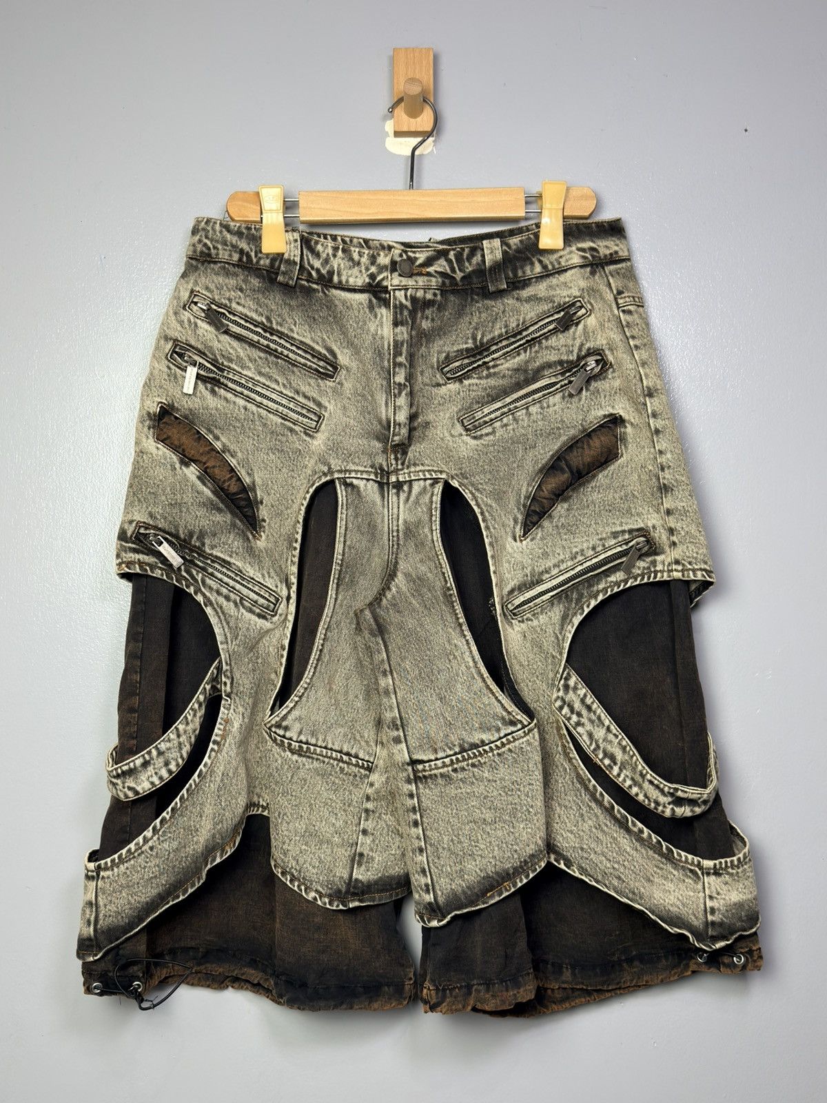 Other StArt Exceed End Cut-out Denim Shorts Size US 32 / EU 48 - 2 Thumbnail
