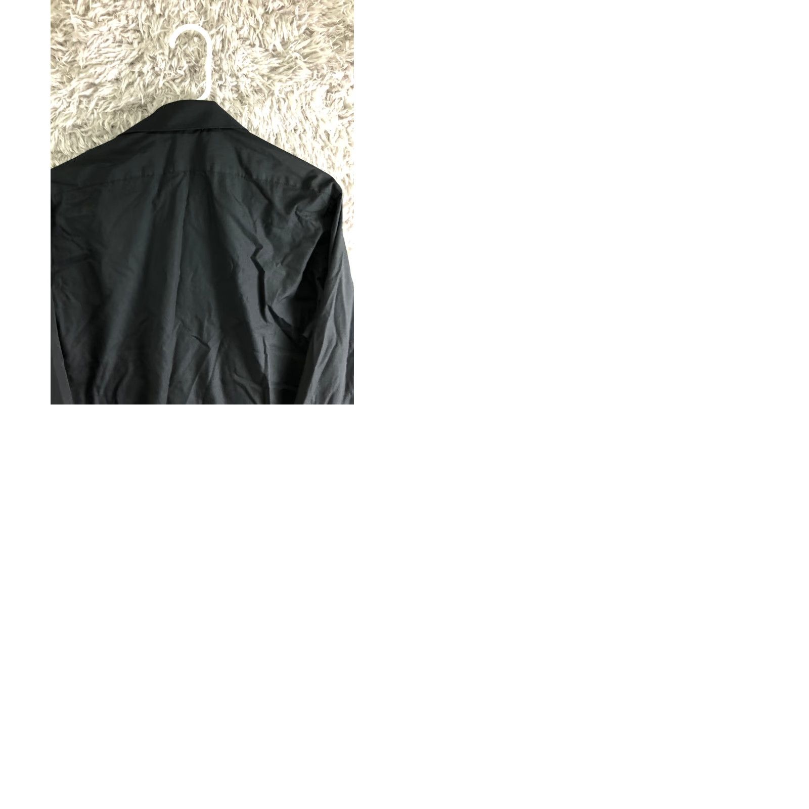 Van Heusen Van Heusen Shirt Mens Size 15.5 34/35 Solid Black Long Sleeve Spread Collar Size US L / EU 52-54 / 3 - 9 Thumbnail