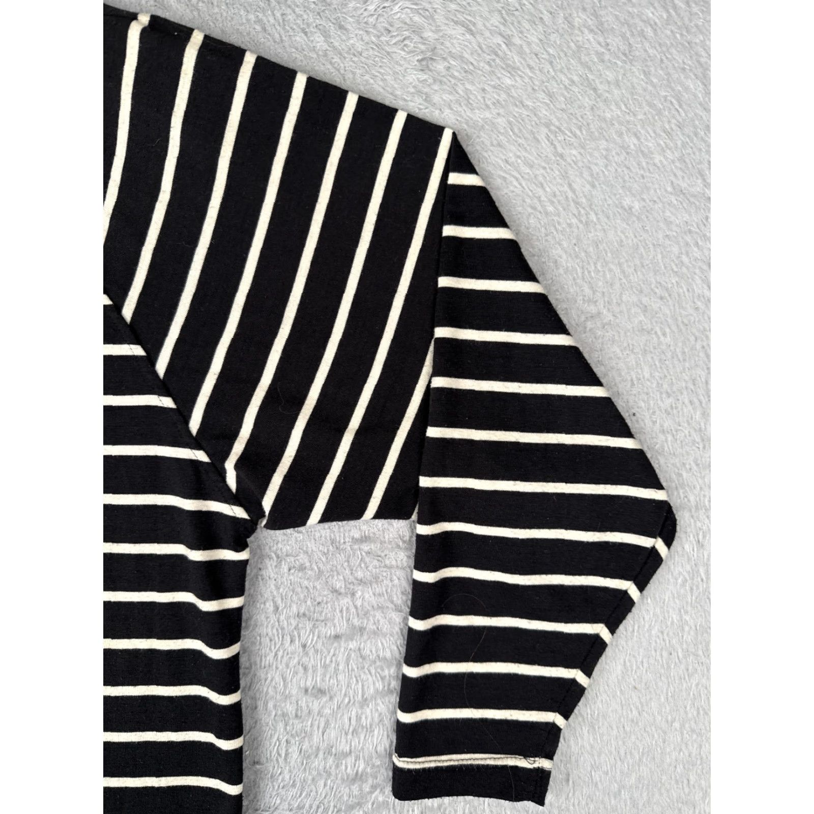 Vintage Unbranded Men's Polo Shirt Small Black Striped Cotton Long Sleeve Activewear Casual Sports Size US S / EU 44-46 / 1 - 2 Thumbnail