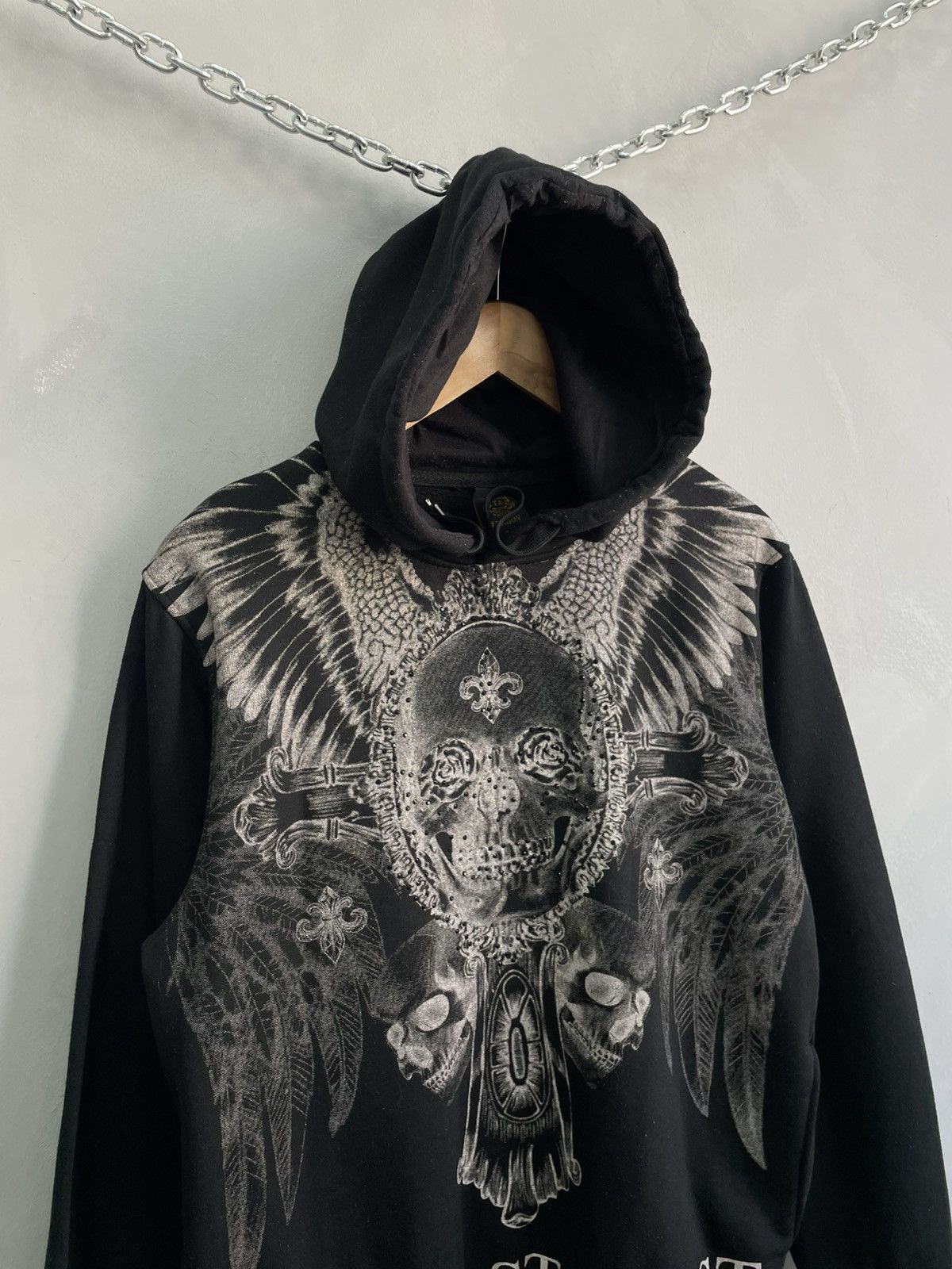 Affliction Rare skull grunde affliction style black hoodie y2k Size US S / EU 44-46 / 1 - 2 Thumbnail