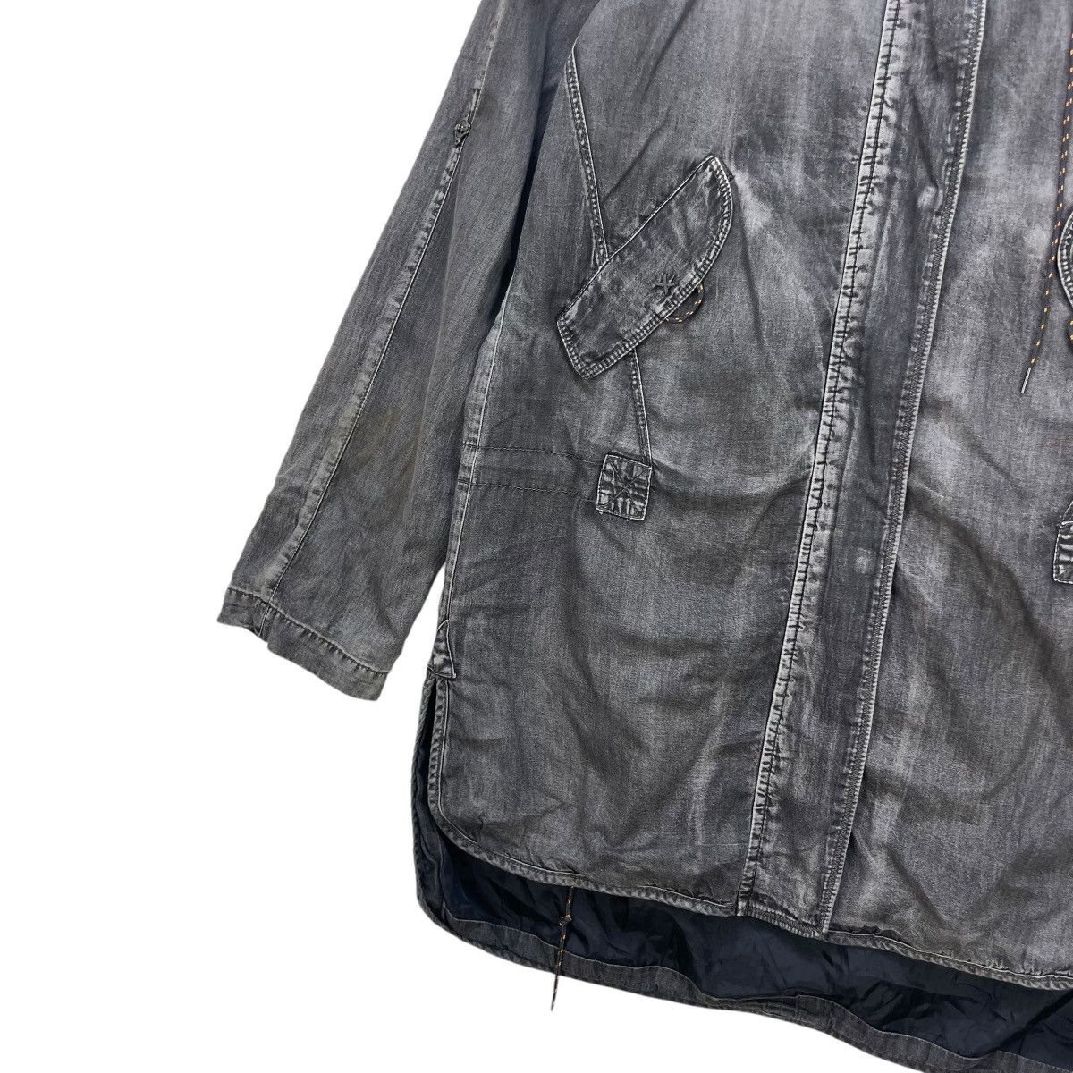 Le Grande Bleu (L.G.B.) Japanese Brand Fifty Five Dselle Military Parka Field Jacket Size US S / EU 44-46 / 1 - 4 Thumbnail