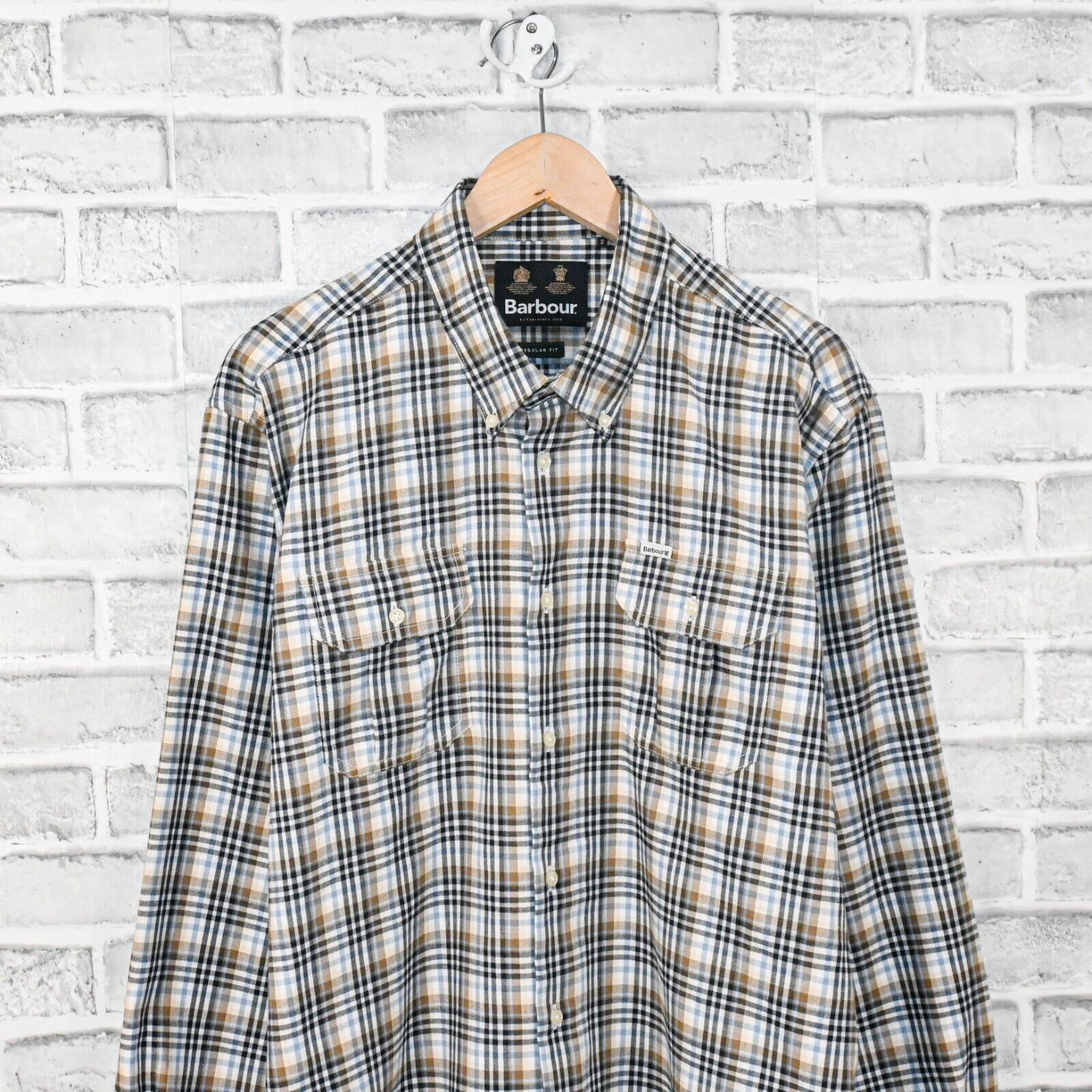 Barbour Barbour Button Down Eastwick Shirt Multi color plaid cotton Size US L / EU 52-54 / 3 - 4 Thumbnail