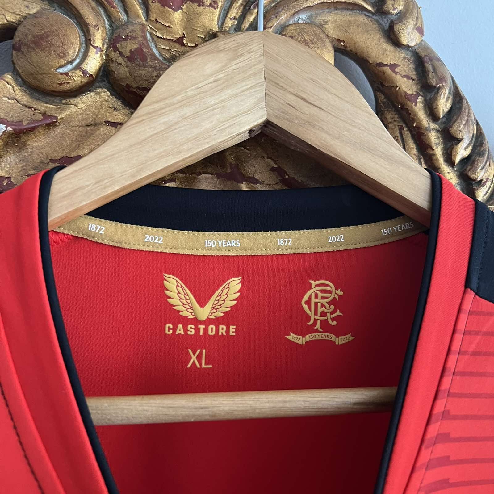 Castore Glasgow Rangers 2022 Pre-Match Shirt Soccer Jersey Castore Size US XL / EU 56 / 4 - 6 Thumbnail