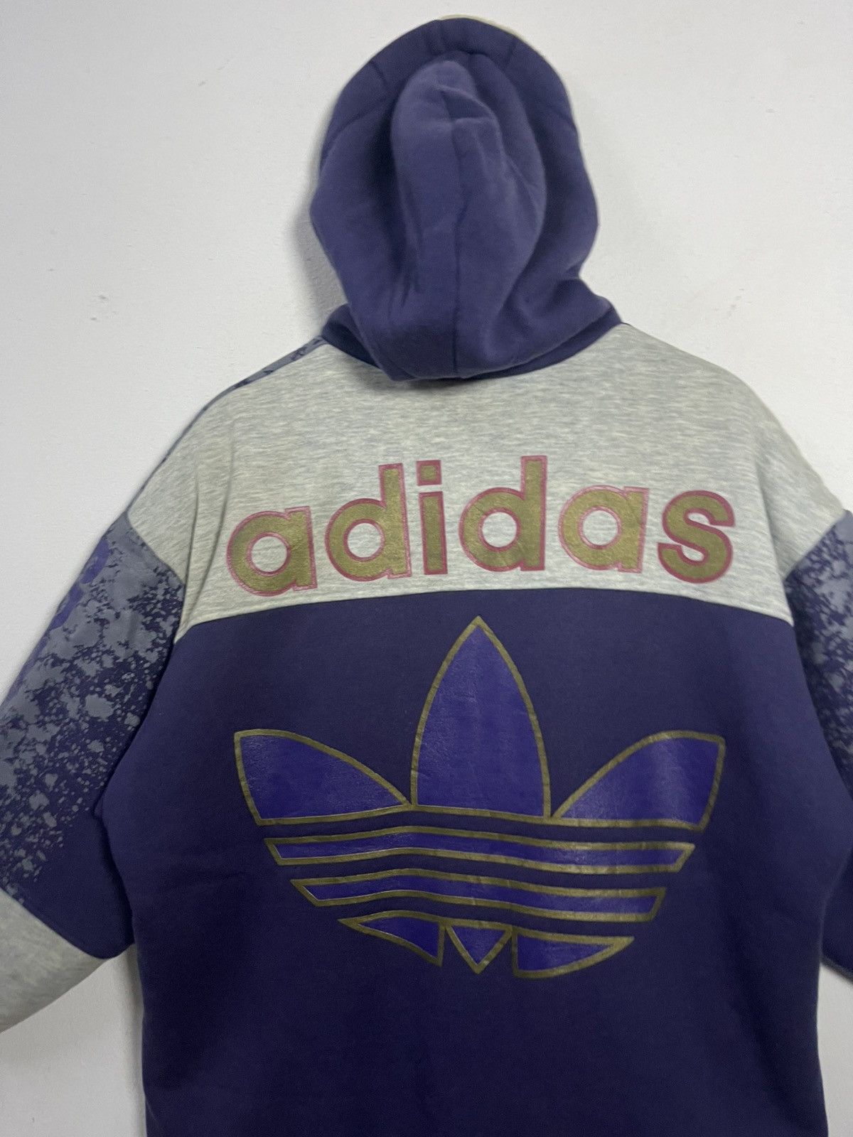 Adidas Vintage 90s Adidas Sherpa Hoodies Jacket Size US XL / EU 56 / 4 - 14 Thumbnail