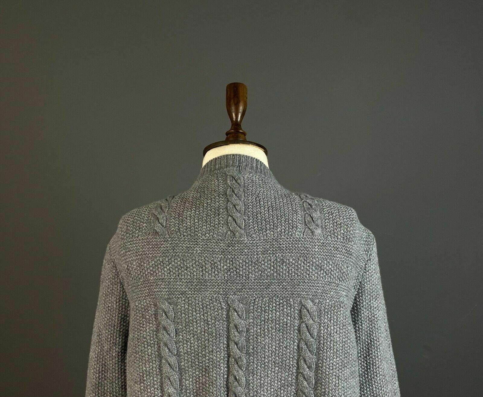GIESSWEIN Ladies Giesswein Austria Grey Wool Knit Size 44 / GB 30 Size M / US 6-8 / IT 42-44 - 6 Thumbnail