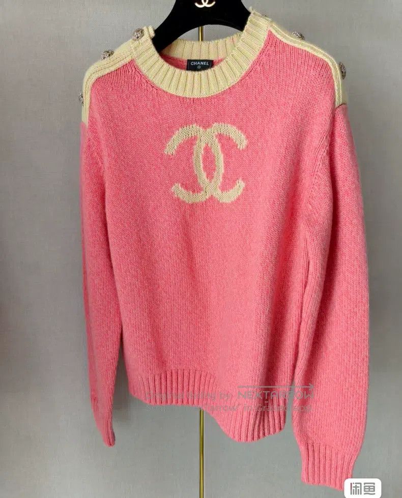Chanel Chanel Pink sweater Size XS / US 0-2 / IT 36-38 - 1 Thumbnail