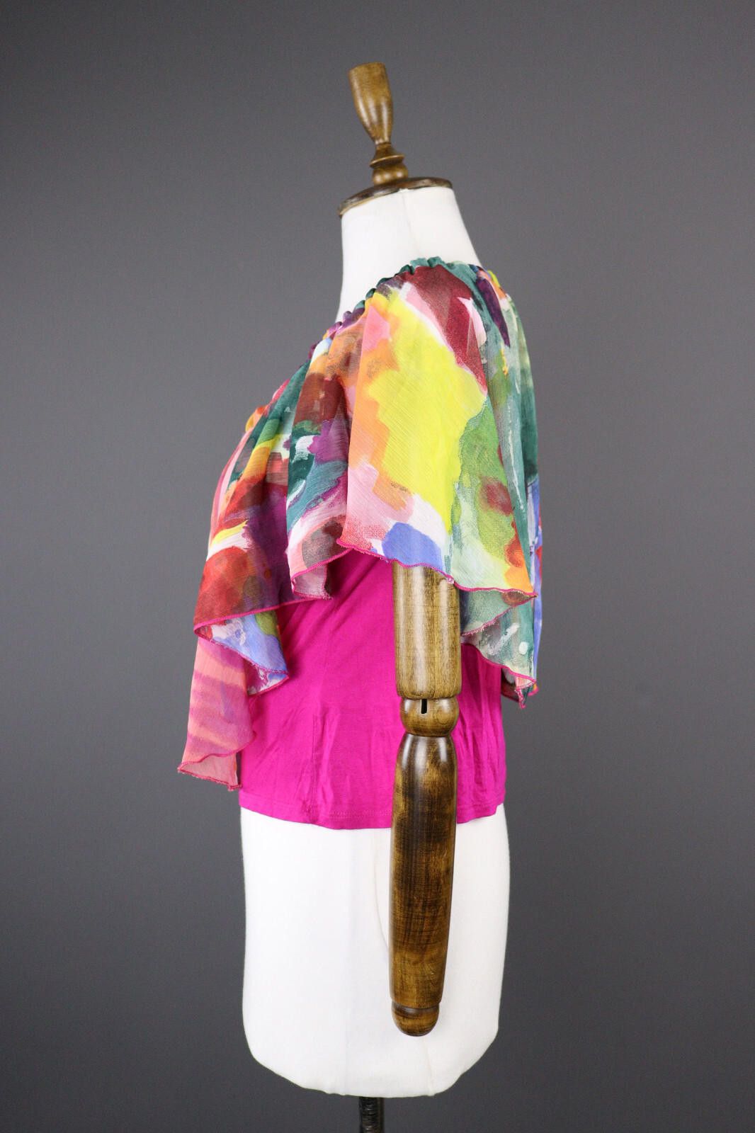 Desigual Ladies Desigual Colorful Abstract Top Blouse Shirt Size S Size S / US 4 / IT 40 - 5 Thumbnail