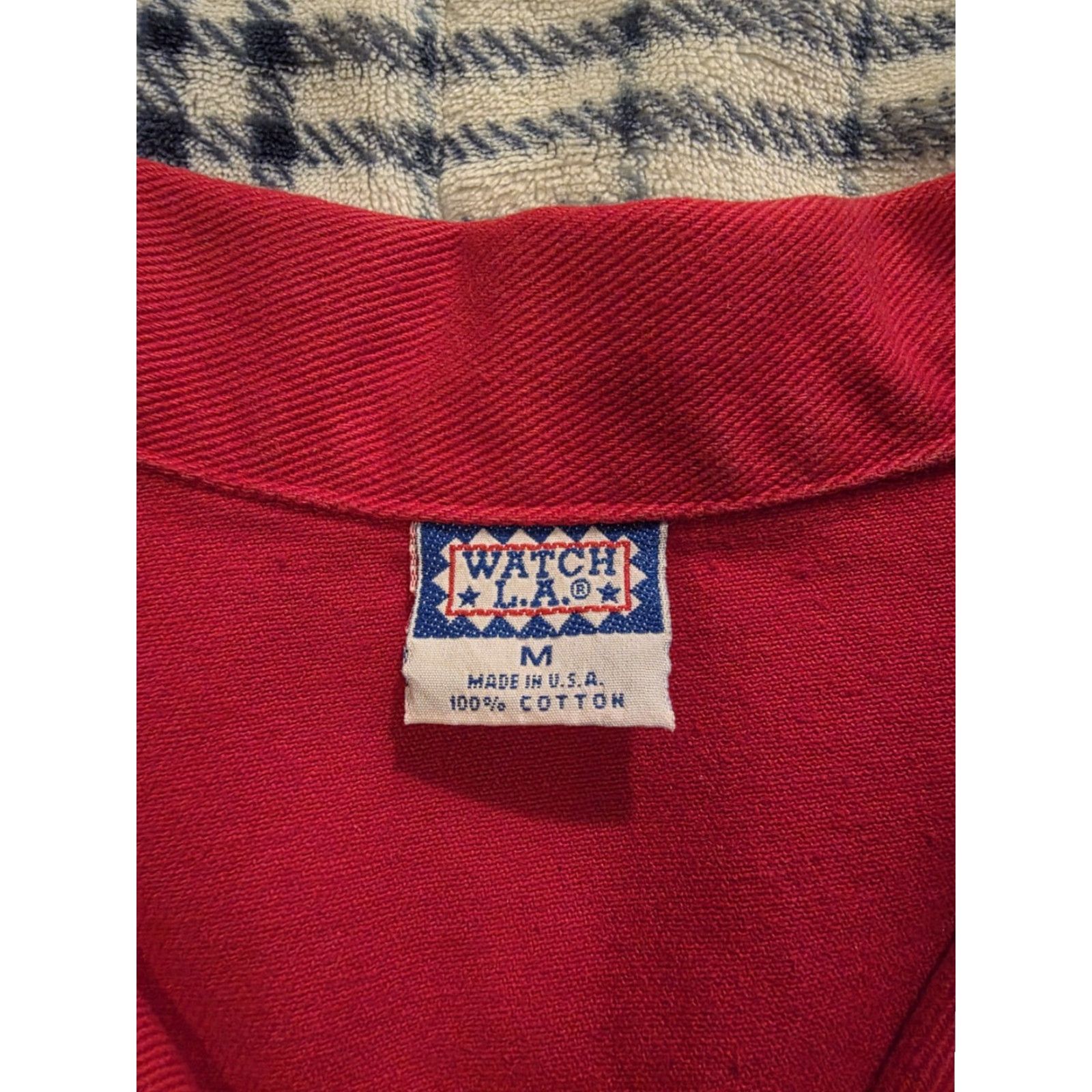 Vintage VINTAGE Watch LA Women's Denim Vest Short Sleeveless Red Embroidered Rose Lace 90s Western Casual Womens Medium Size M / US 6-8 / IT 42-44 - 6 Thumbnail