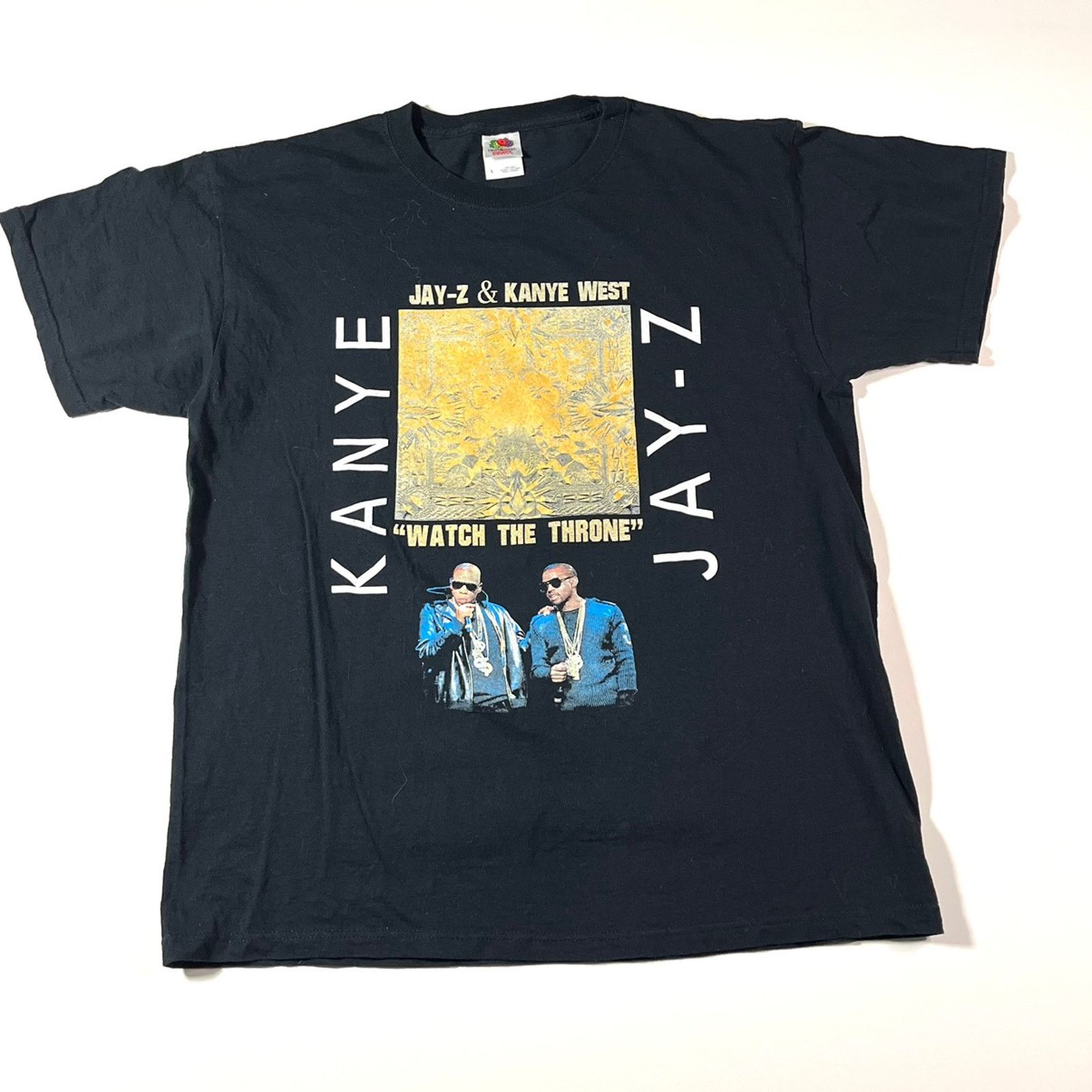 Rap Tees 2011 Kanye West Jay Z Watch The Throne Tour Tshirt Medium Size US M / EU 48-50 / 2 - 1 Thumbnail