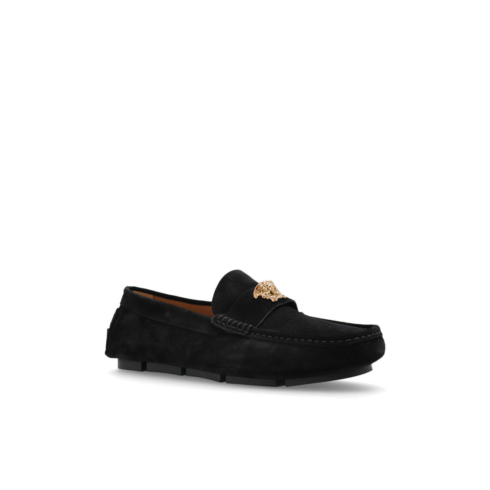 Versace VERSACE Black Suede Moccasins New And Authentic (Men's size: Size US 7 / EU 40 - 2 Thumbnail