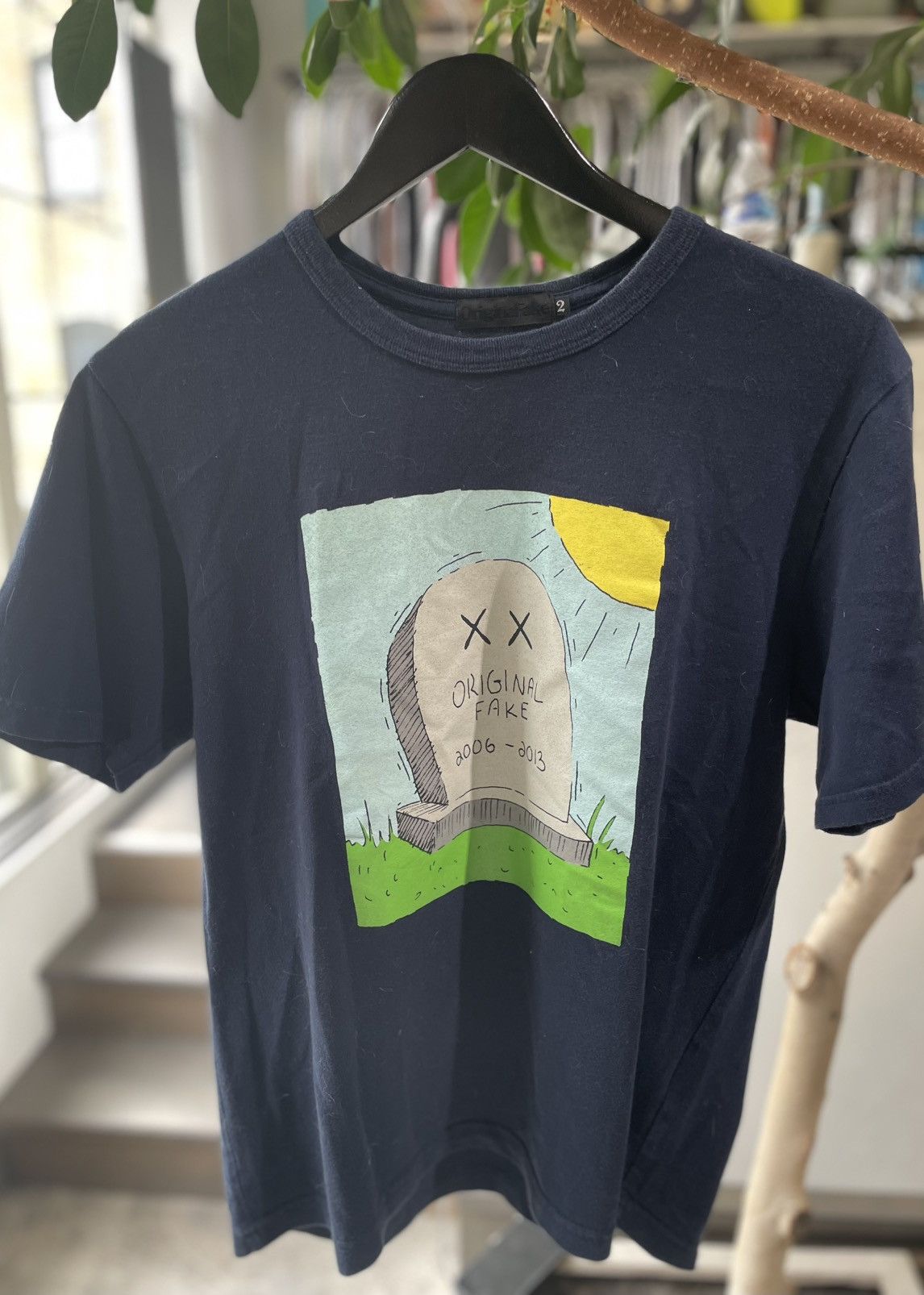 Original Fake Kaws Original Fake Tombstone R.I.P 2006 - 2013 Tee Size US S / EU 44-46 / 1 - 1 Thumbnail