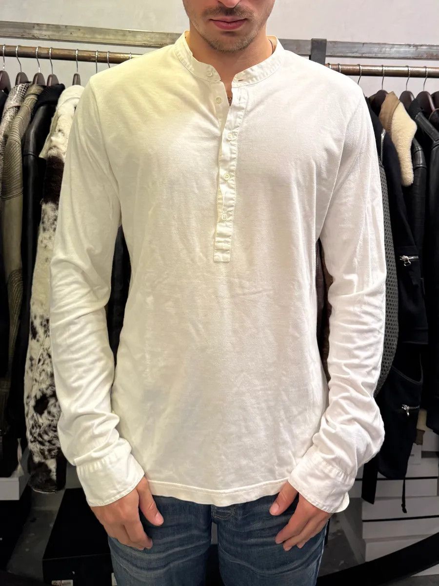 SS2006 Maison Margiela White Henley Shirt