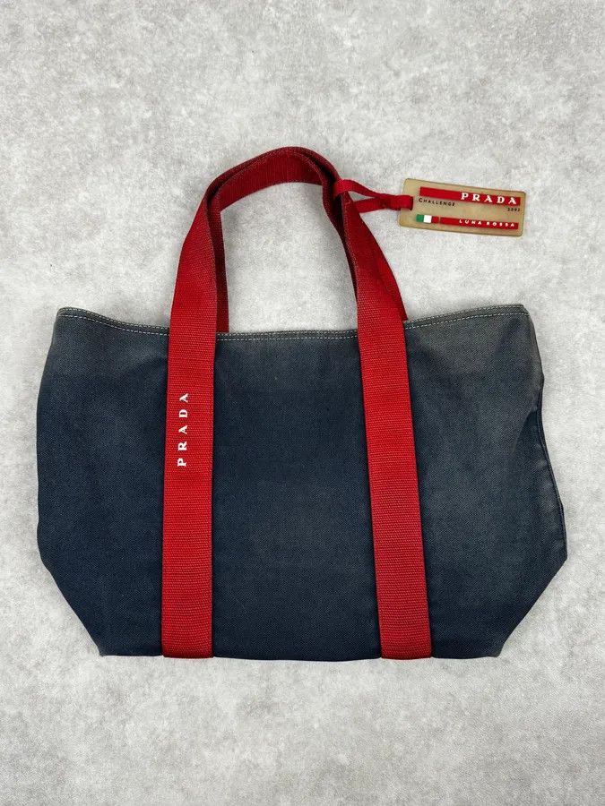 Prada 2003 Prada Luna Rossa Challenge Navy & Red Bag Size ONE SIZE - 1 Thumbnail