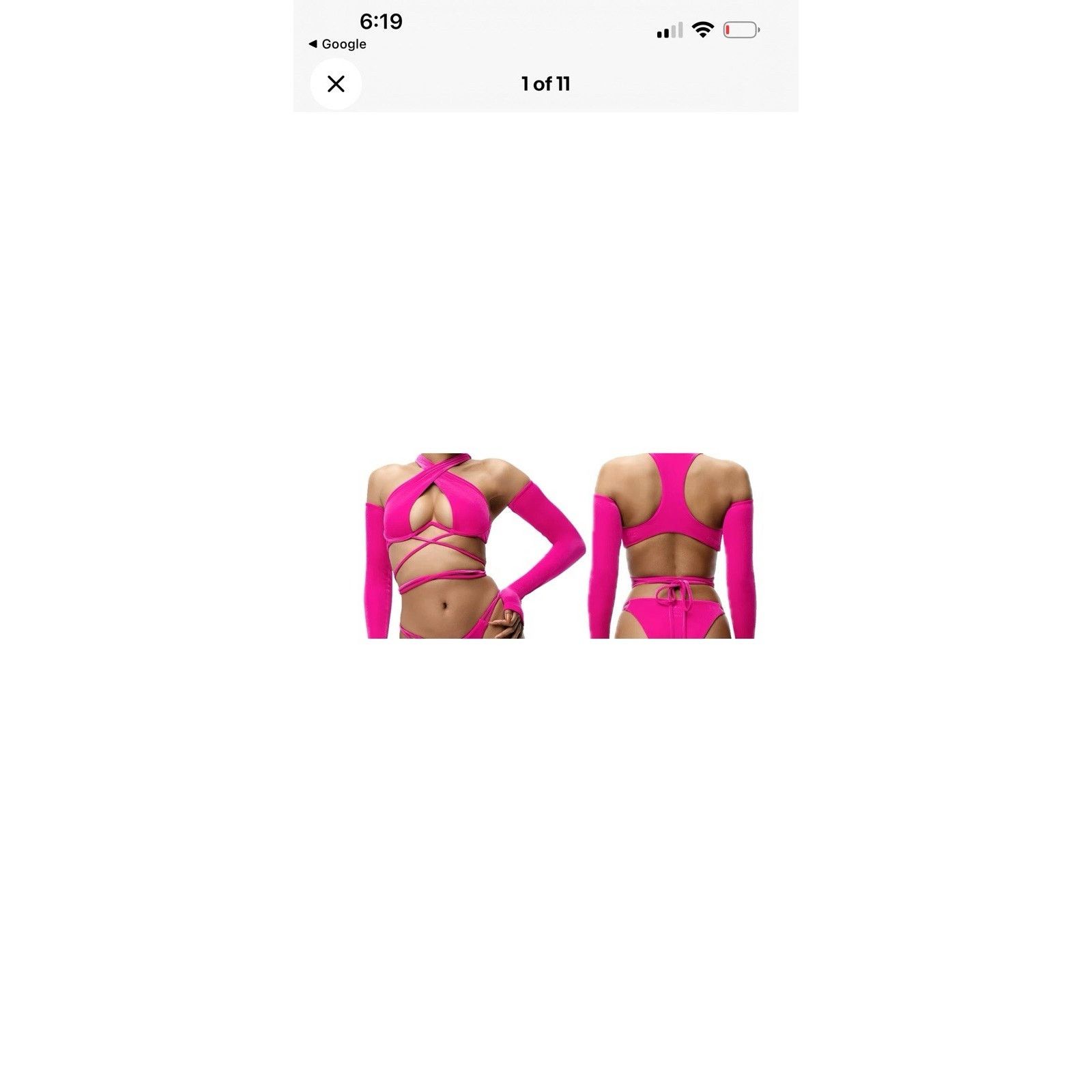 Adidas adidas IVY PARK 2X Pink Velvet Sexy Beyonce Bra Size ONE SIZE - 1 Thumbnail