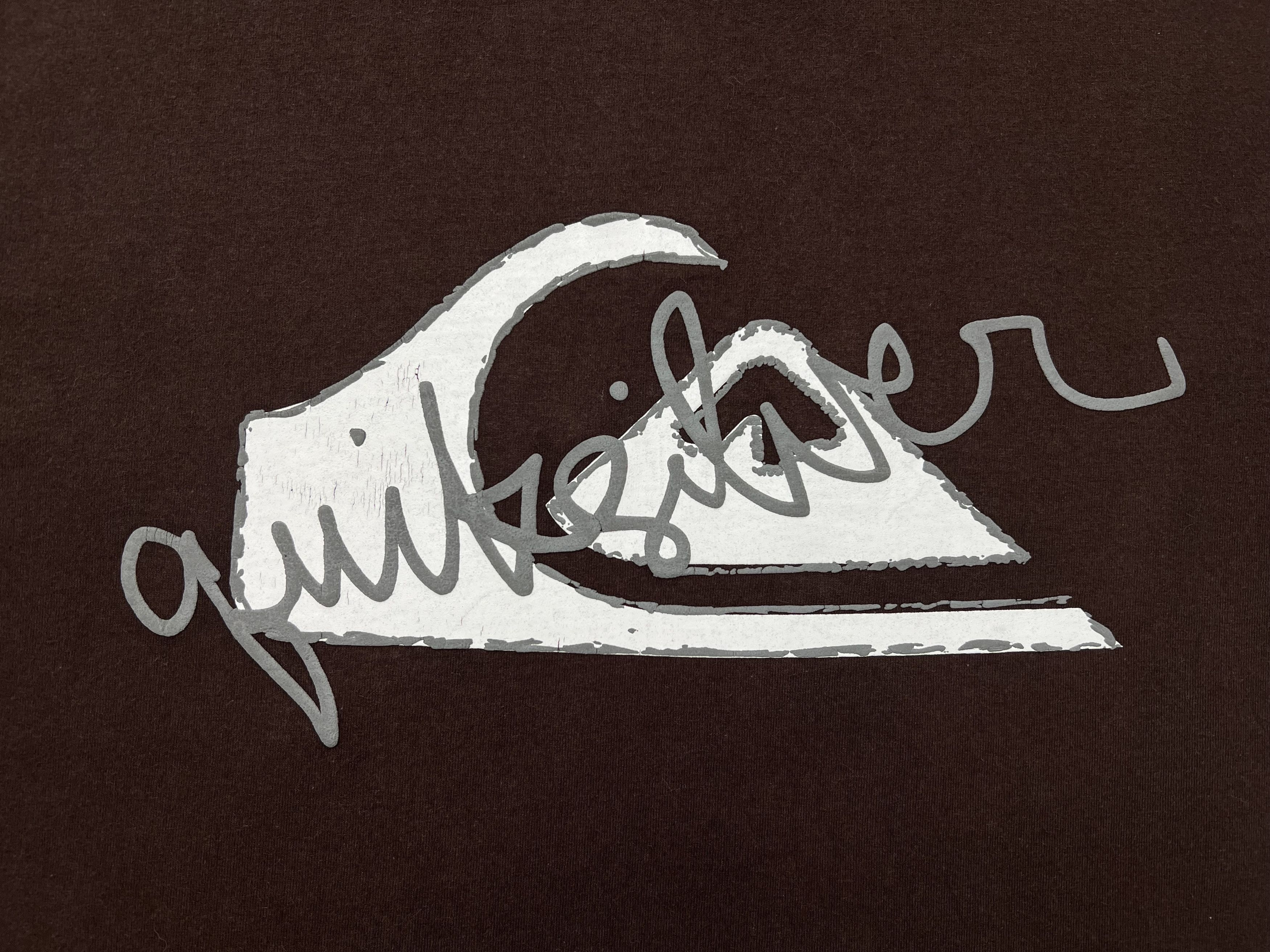 Quiksilver Vintage Quiksilver T-Shirt Big Front Back Logos Size US M / EU 48-50 / 2 - 2 Thumbnail