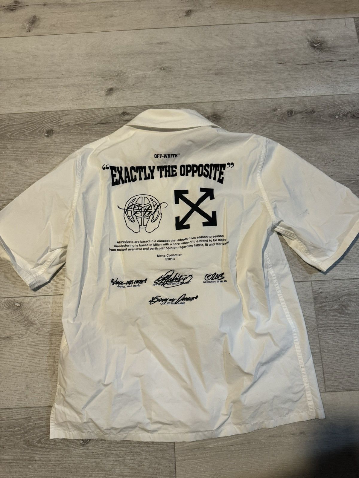 Off-White Off White Button Up Size US M / EU 48-50 / 2 - 2 Thumbnail