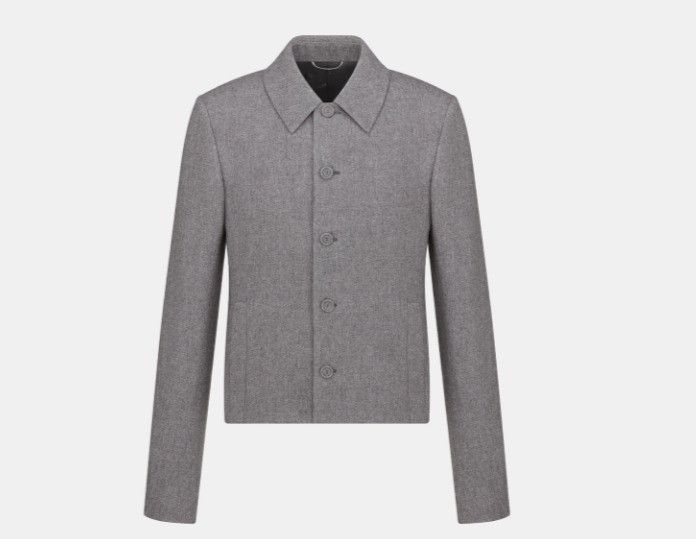 Dior o1w1db10425 443C253A Cropped Jacket in Grey Size US M / EU 48-50 / 2 - 1 Thumbnail