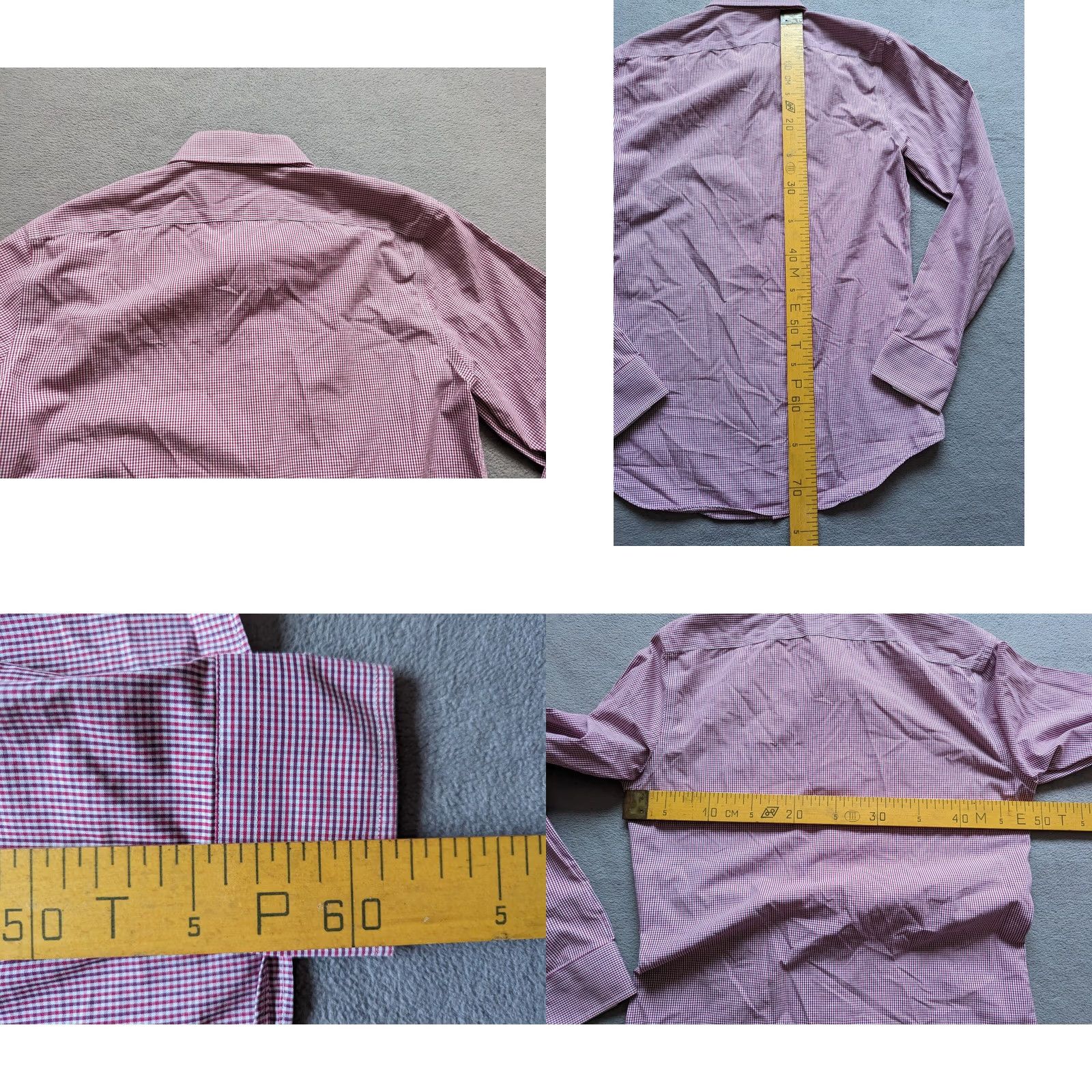 Banana Republic Banana Republic Button-Up Shirt Long Sleeve Mens Size S Red Pink Cotton Button-Up Shirt Mens Small Red Pink Size US S / EU 44-46 / 1 - 9 Thumbnail