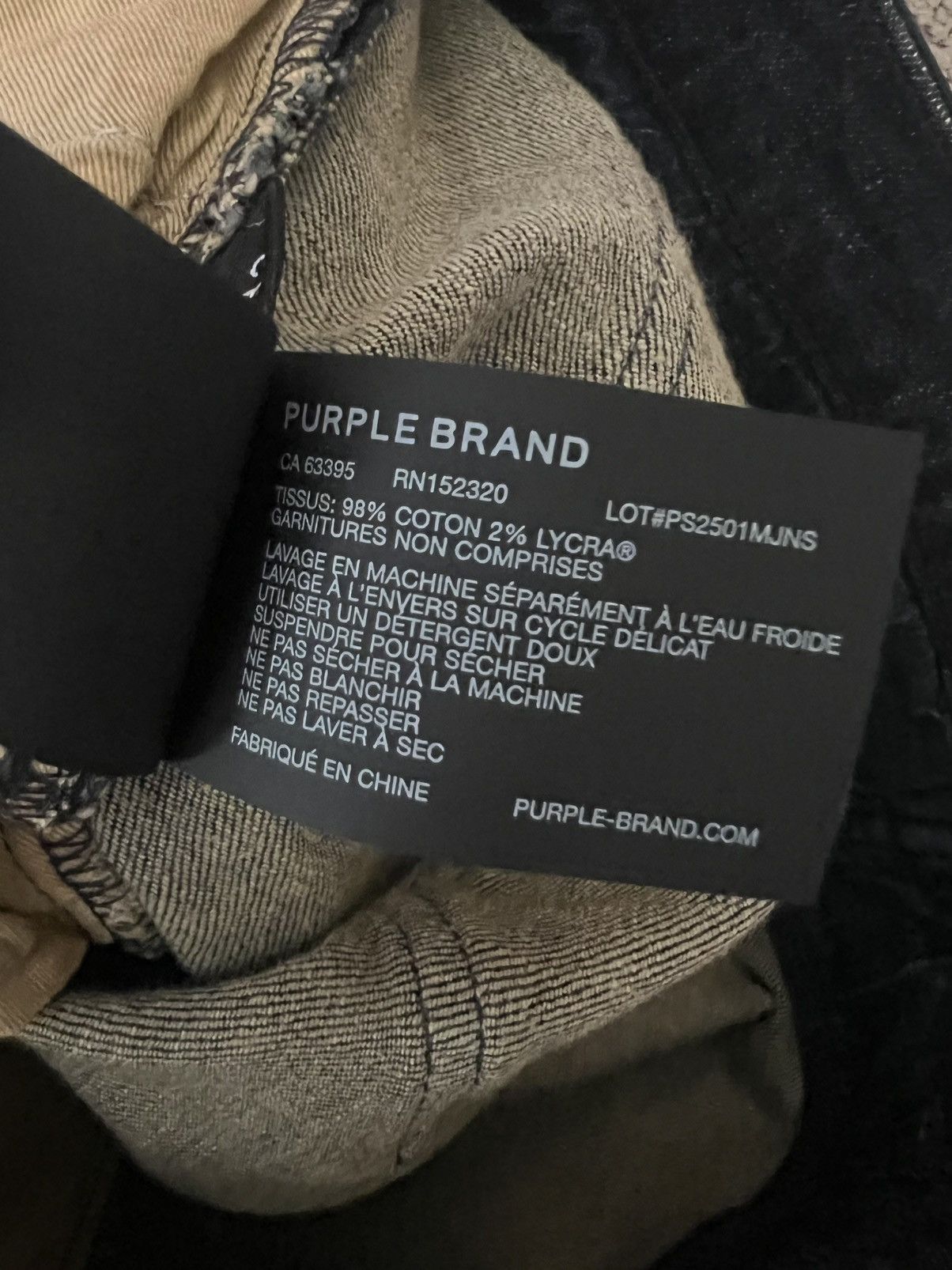 Purple Brand Purple Brand Jeans Mens Slim Fit Blue P001 $295 Size 32/32 Size US 32 / EU 48 - 10 Thumbnail