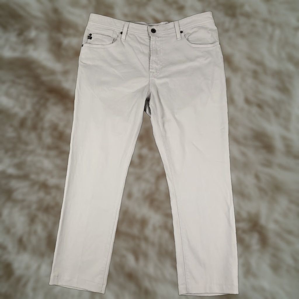 Vintage VINTAGE AG Adriano Goldschmied Jeans Mens 36x27 Straight Fit 5-Pocket Denim Pants Gray Size US 36 / EU 52 - 1 Thumbnail