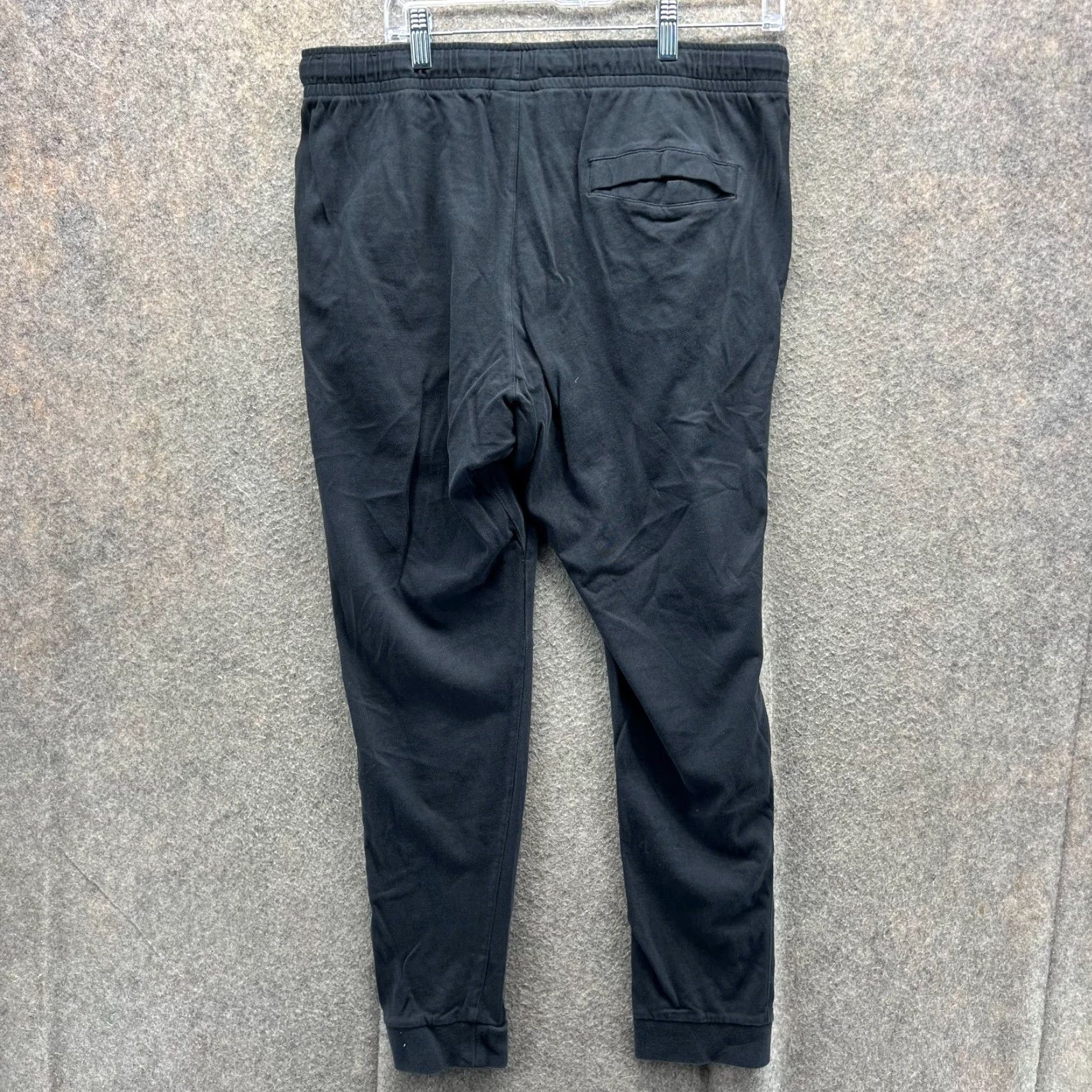 Nike VINTAGE Nike Jogger Mens Large Black Swoosh Sportswear Club Fleece Sweatpants Size US 33 - 2 Thumbnail