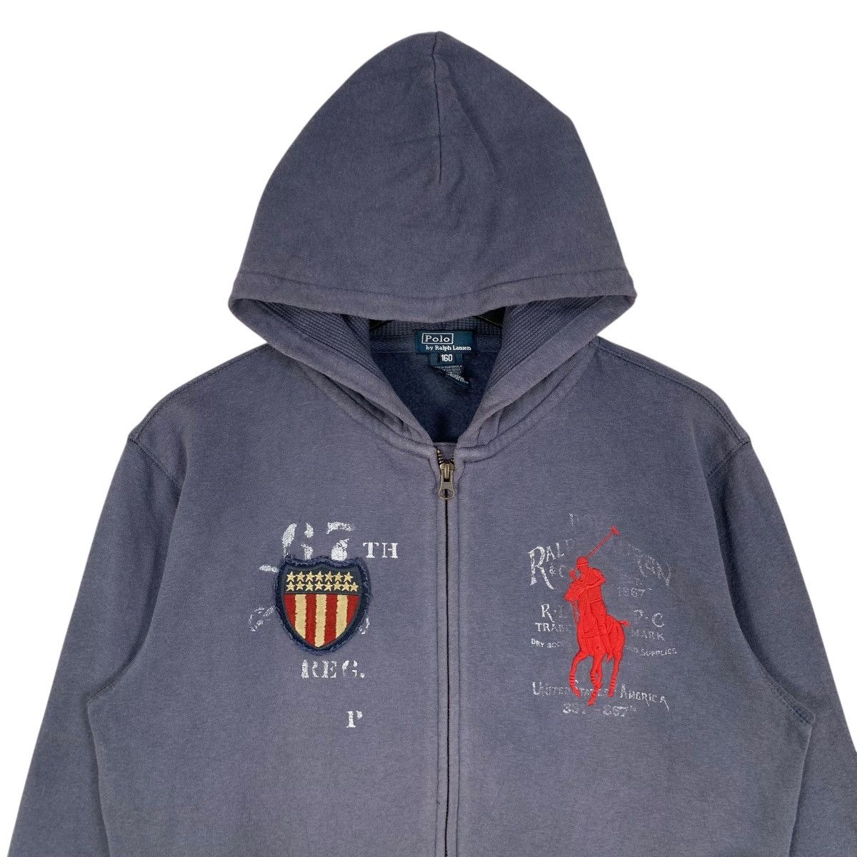Polo Ralph Lauren Vintage Polo Ralph Lauren For Kids Sweatshirt Hoodie Size US S / EU 44-46 / 1 - 7 Thumbnail