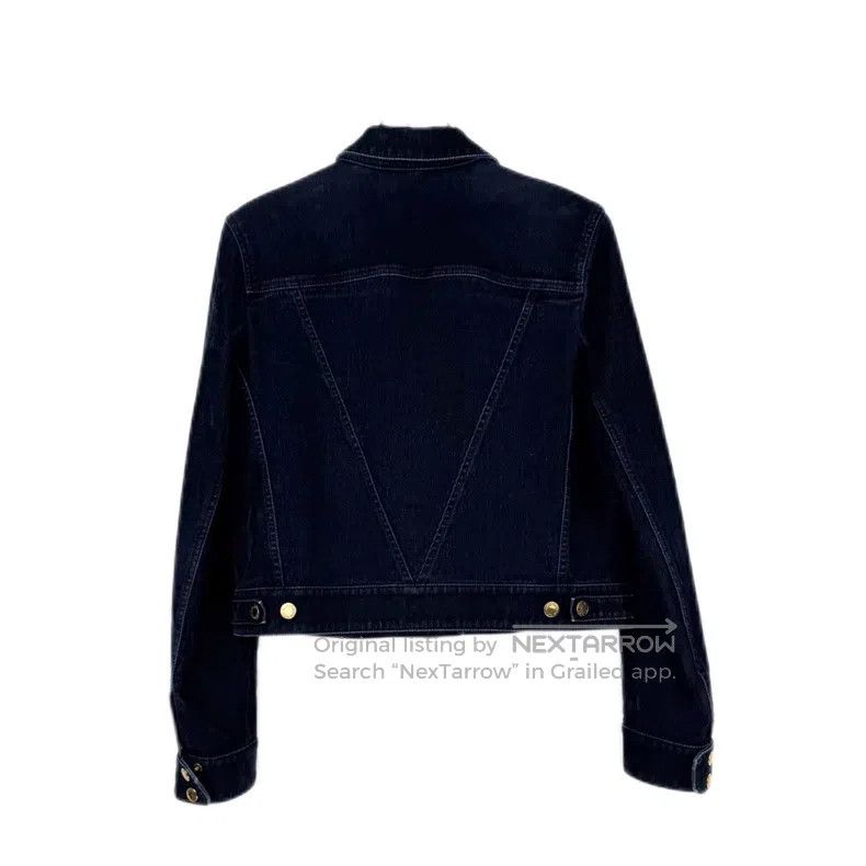 Louis Vuitton Louis Vuitton Washed dark blue gold button denim jacket Size M / US 6-8 / IT 42-44 - 2 Thumbnail